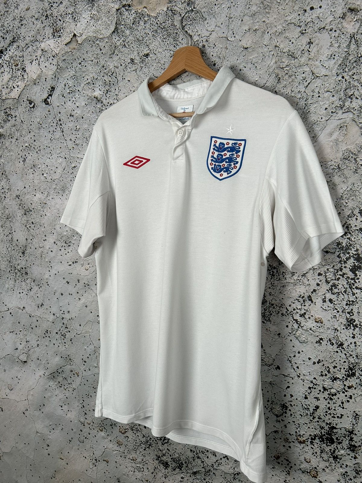Umbro Vintage England Umbro Soccer Jersey Football World Cup Size US L / EU 52-54 / 3 - 2 Thumbnail