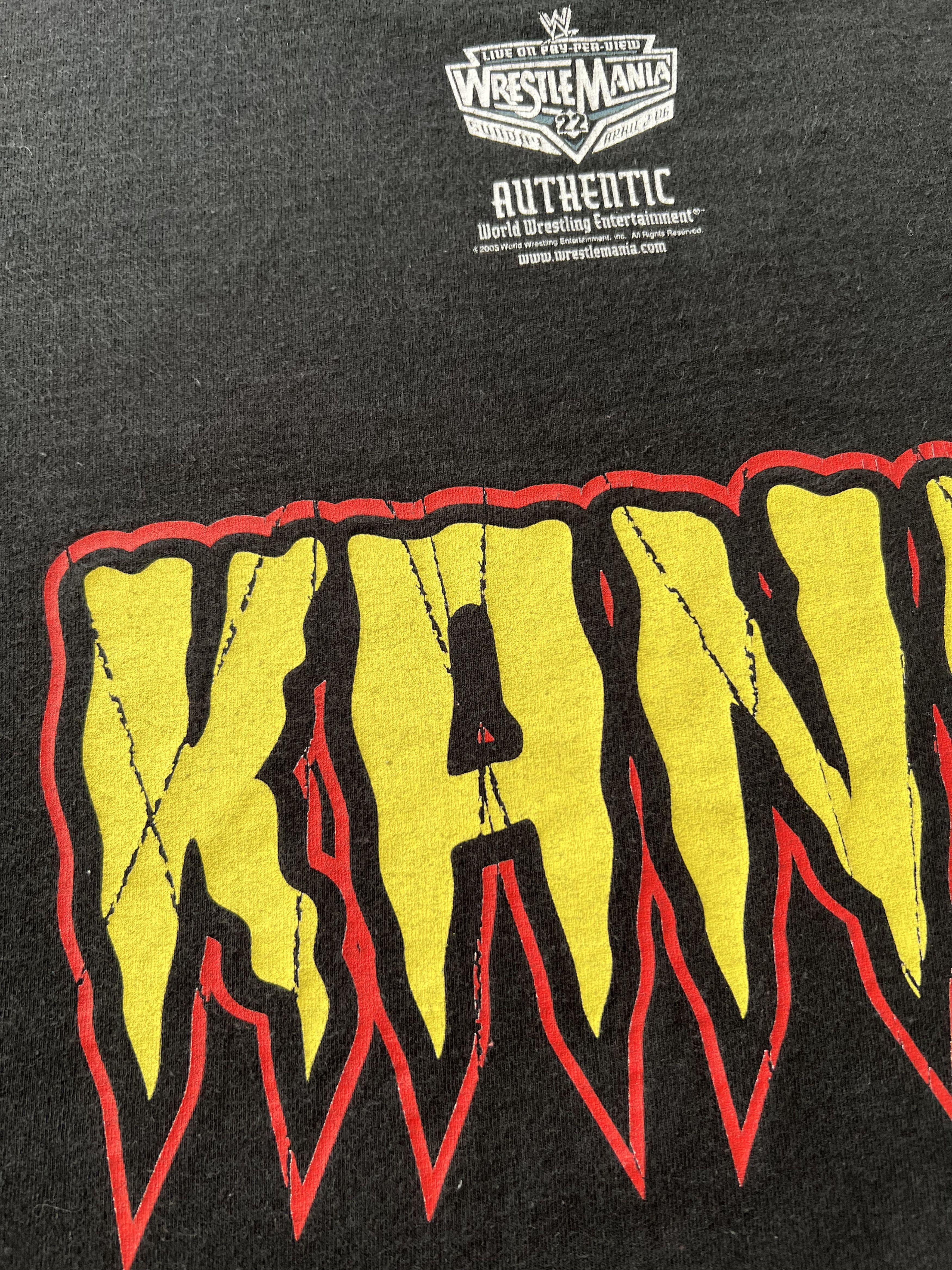 WWE Vintage 2005 Kane Fear The Monster WWE Black T-shirt Size US S / EU 44-46 / 1 - 12 Thumbnail