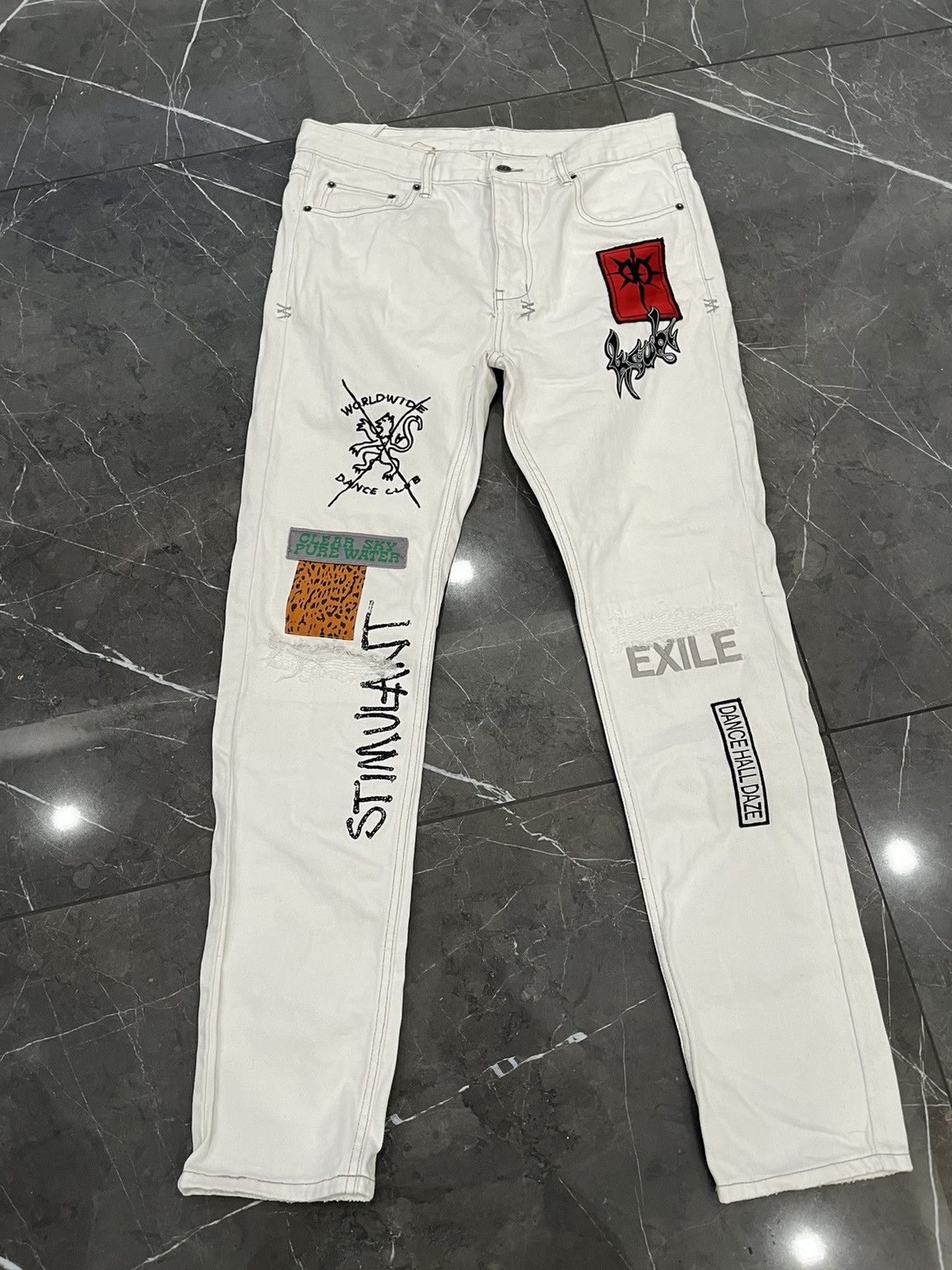Ksubi Ksubi Chitch Retox White Denim Jeans RARE Size US 34 / EU 50 - 1 Thumbnail