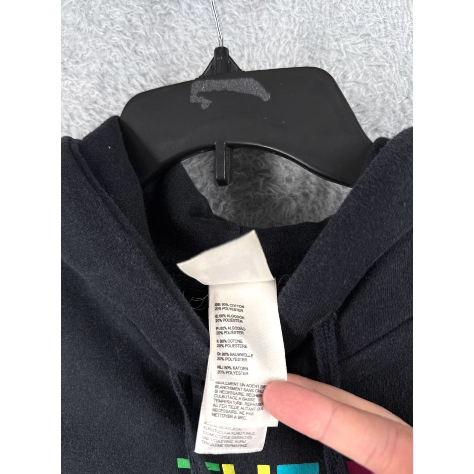 The North Face The North Face Hoodie Womens Medium Black Pullover Sweatshirt Pocket Cotton Blend Size M / US 6-8 / IT 42-44 - 7 Thumbnail