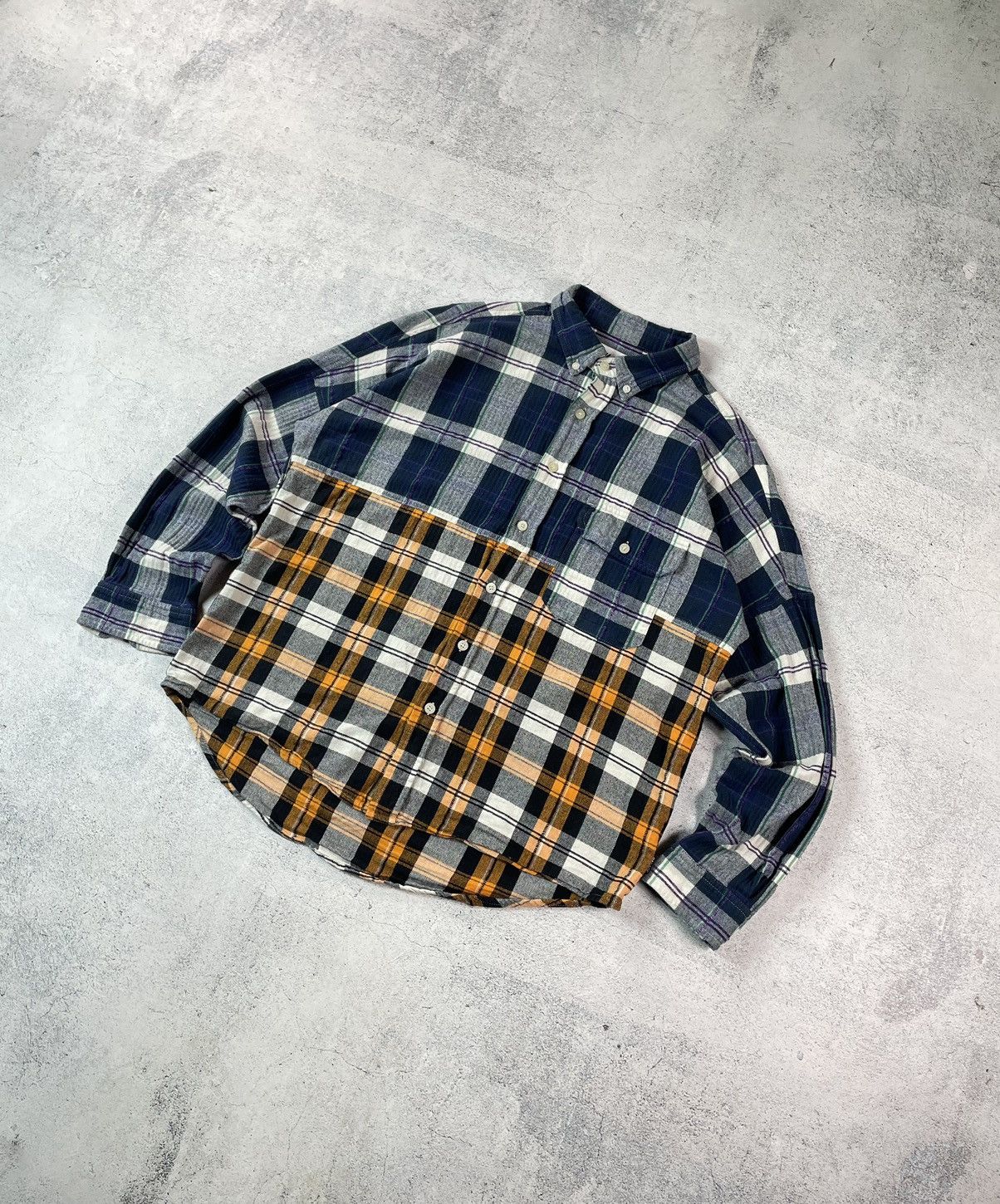 Palace PALACE Skateboarding Checkmate Drop Two Tone Oversized Shirt Size US M / EU 48-50 / 2 - 2 Thumbnail