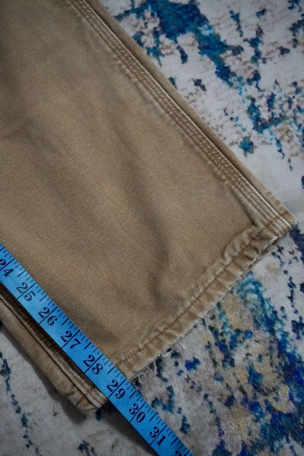 Carhartt × Vintage Vintage carhartt carpenter dungaree fit work double layer Size US 32 / EU 48 - 19 Thumbnail