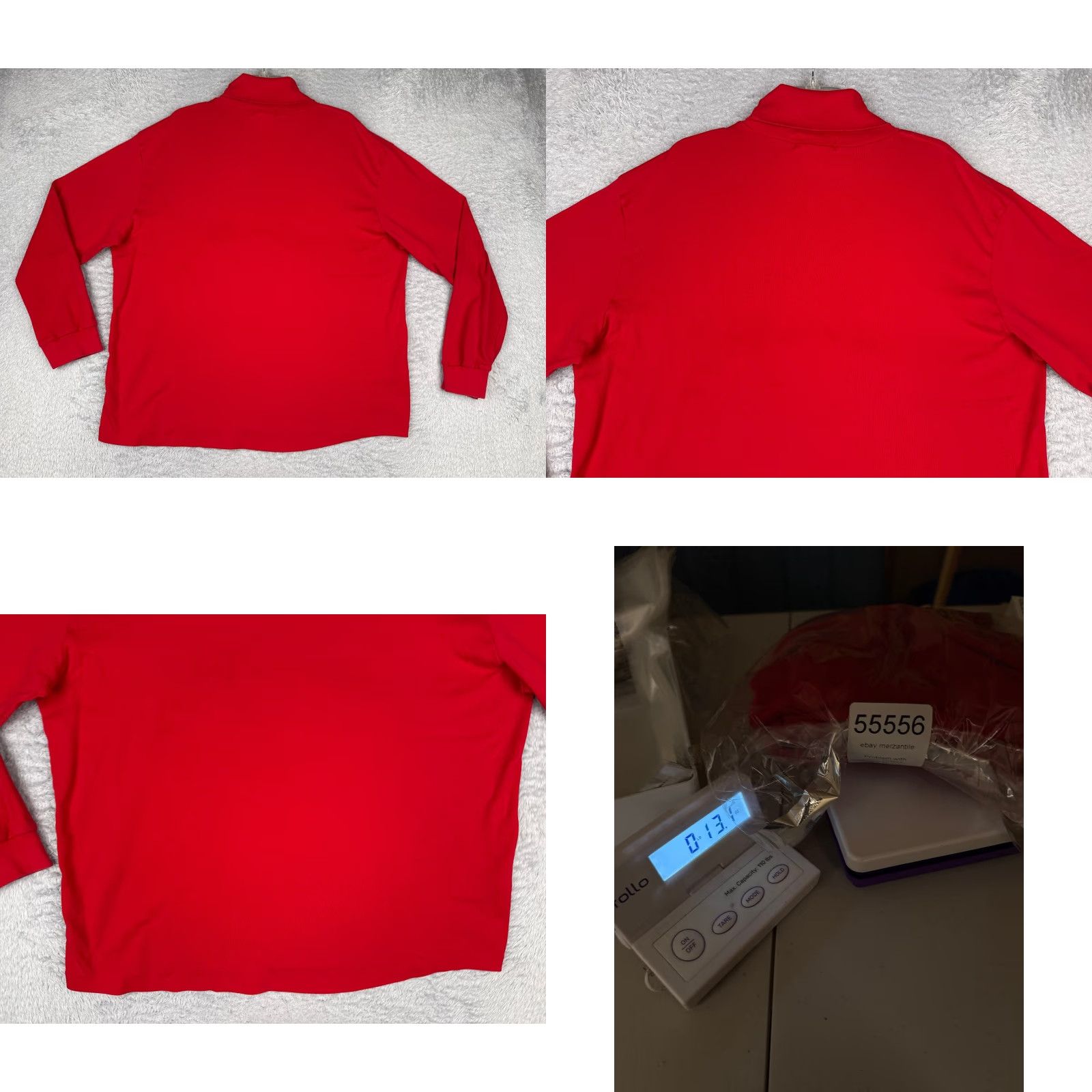 Ralph Lauren VINTAGE Polo Ralph Lauren Shirt Men XL Red Turtleneck 100% Cotton Embroidered Pony Polo Ralph Lauren Shirt Mens Red Turtle Neck 100% Cotton Size US XL / EU 56 / 4 - 9 Thumbnail