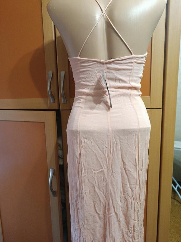 Morgan De Toi Morgan De Toi silk sequin dress pale blush sz S / T38 Size S / US 4 / IT 40 - 6 Thumbnail