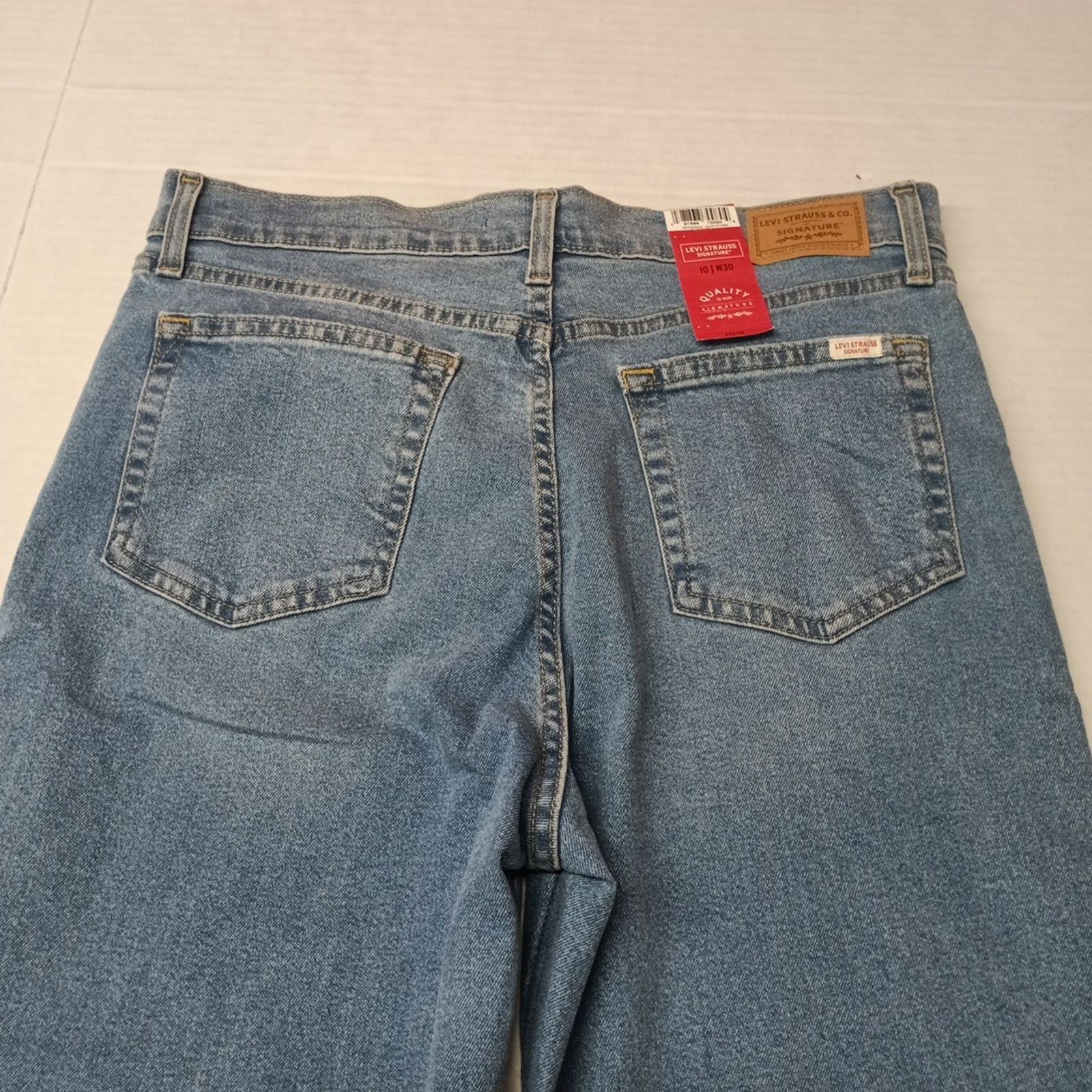 Levi's Levi Strauss Women’s Straight Jeans 10 30x27 Blue High Rise Size 32" / US 10 / IT 46 - 11 Thumbnail