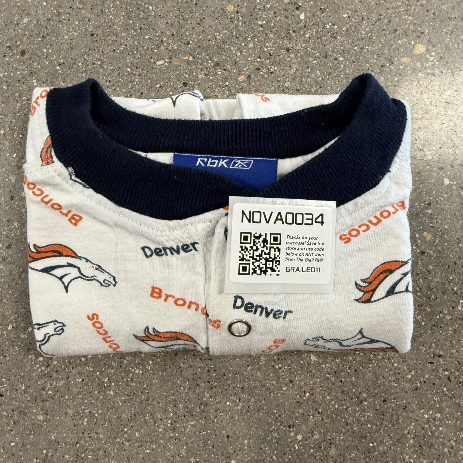 Reebok Reebok Denver Broncos Kids Long Sleeve Pajama Shirt 2T Size ONE SIZE - 10 Thumbnail