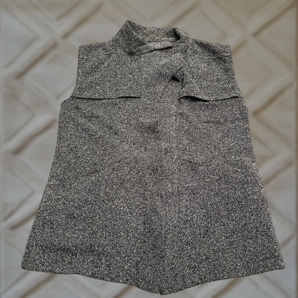 Market Melrose Open Sweater Vest Womens Small Heather Gray Sleeveless Casual Size S / US 4 / IT 40 - 1 Thumbnail