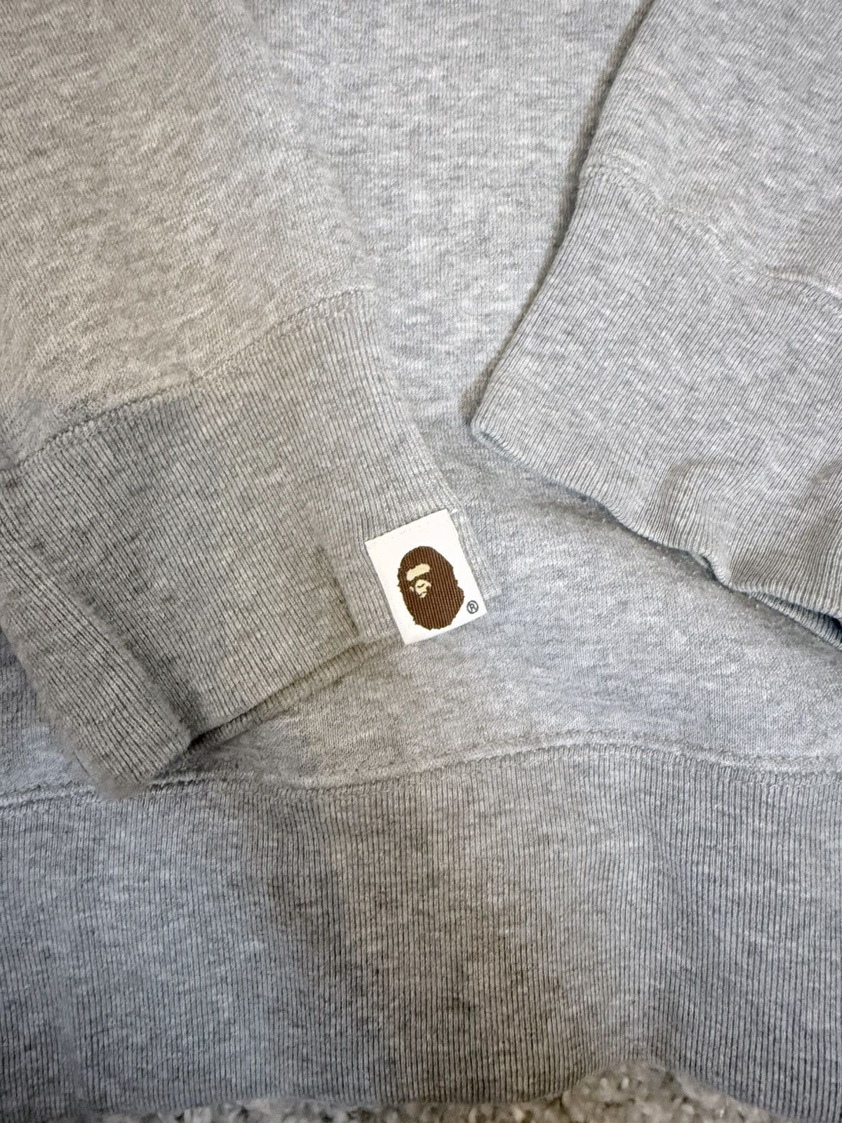 Bape Bape Grey Hoodie College logo New Year 2021 Edition Size US XL / EU 56 / 4 - 5 Thumbnail