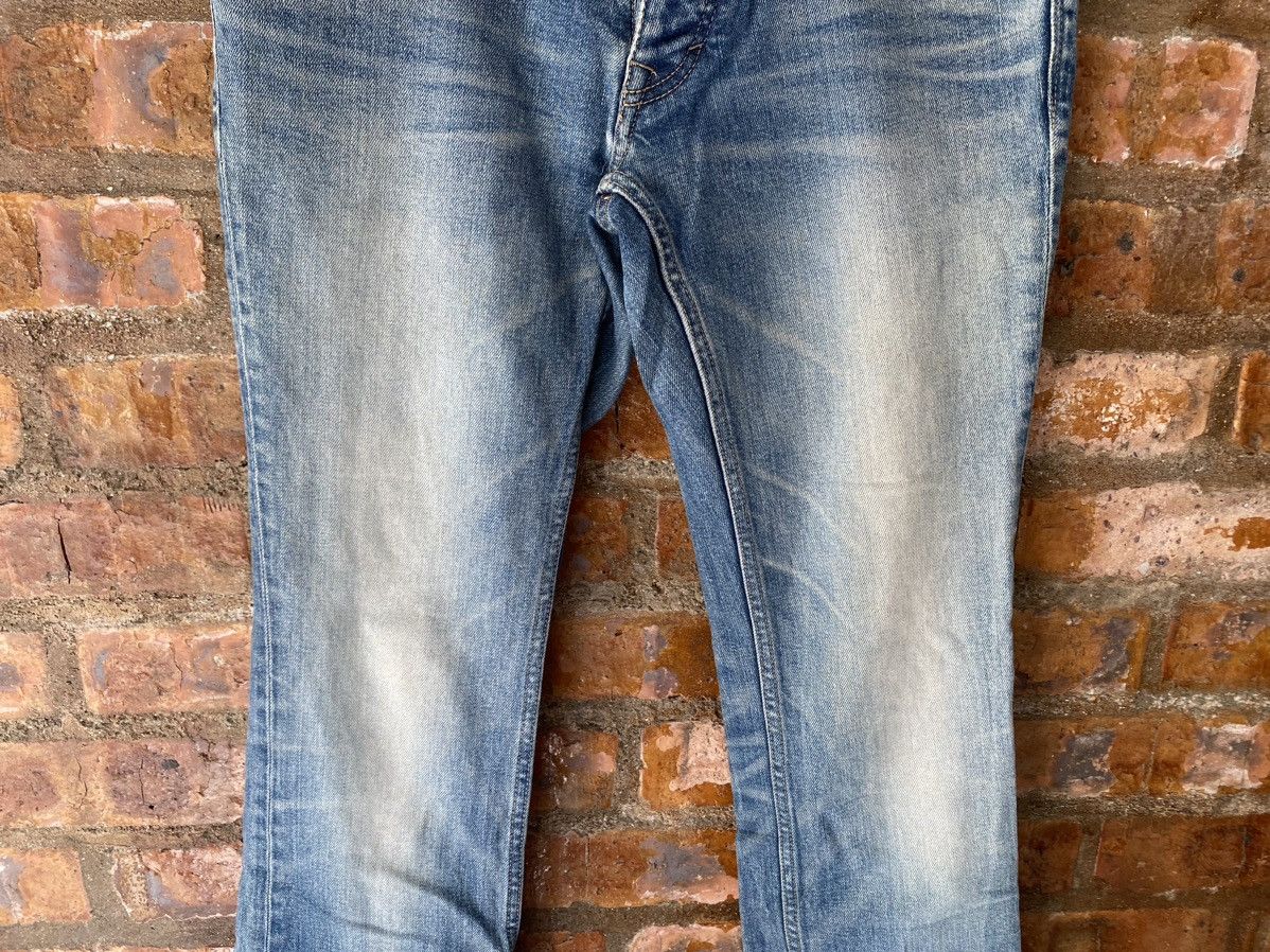 5351 POUR LES HOMMES 2000s 5351 pour less homme Flare Whisker Faded denim Size US 33 - 4 Thumbnail