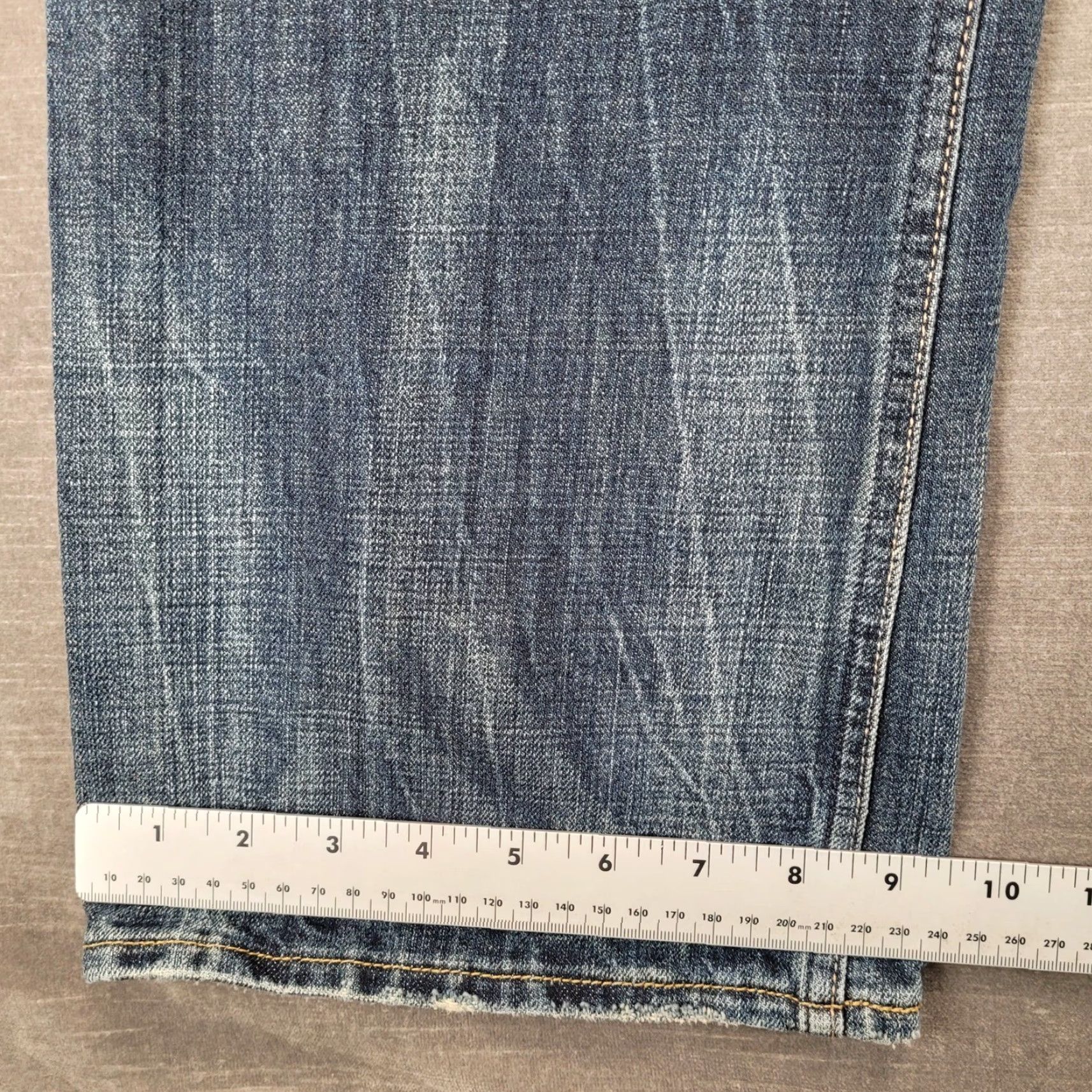 American Eagle Outfitters American Eagle Mens Bootcut Jeans Blue Wash 36x31 Size 34 Inseam 32 Distressed Size US 36 / EU 52 - 5 Thumbnail