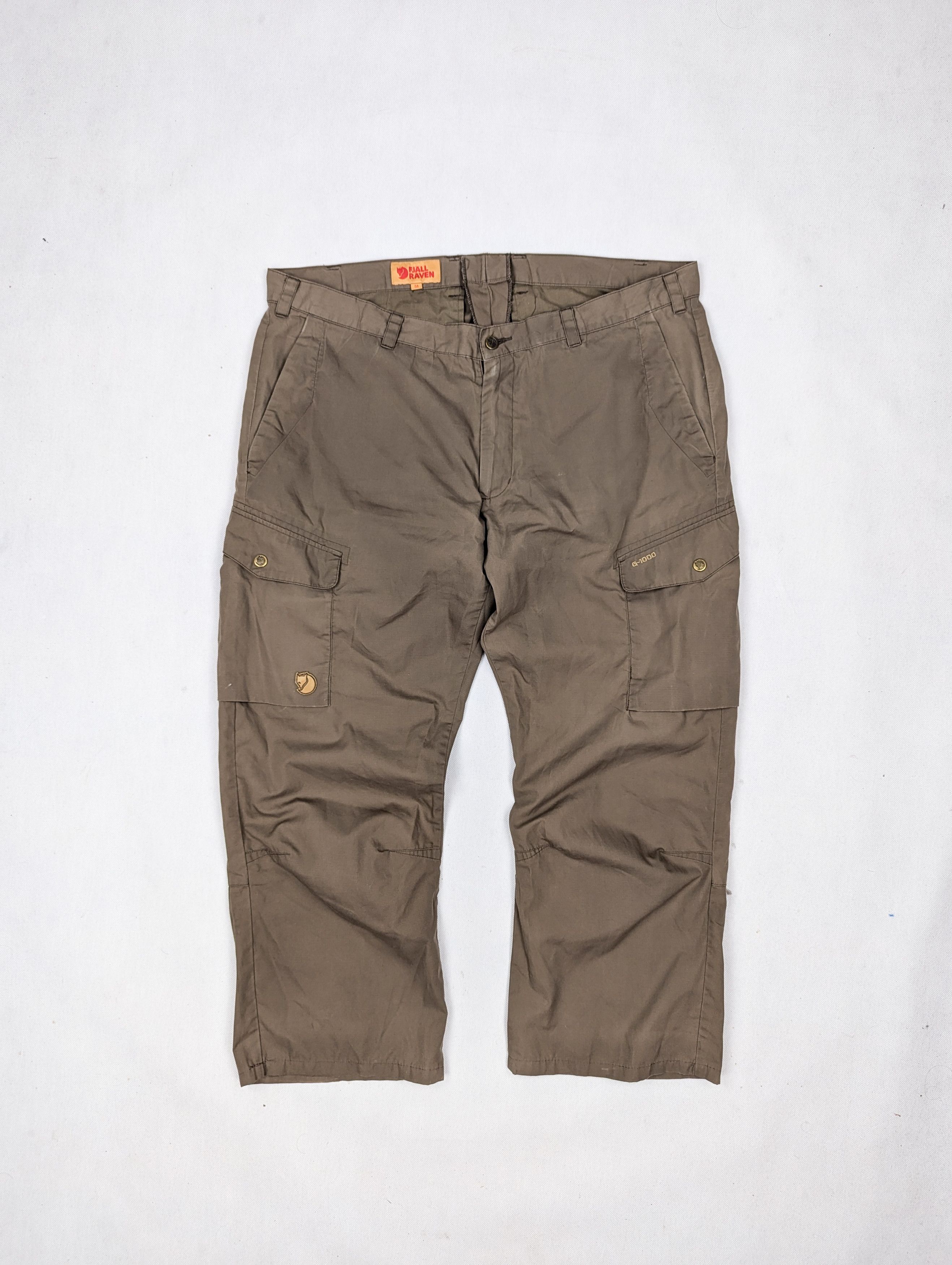 Fjallraven Fjallraven brown cargo pants trousers 58 Size US 42 / EU 58 - 1 Thumbnail