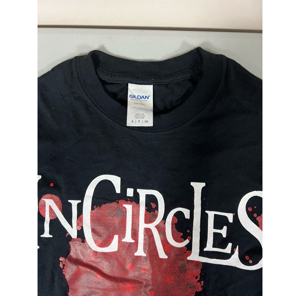 Band Tees Black ‘InCircles’ Punk Rock Band Tee T-Shirt Top Size S ⛓️ Size US S / EU 44-46 / 1 - 2 Thumbnail