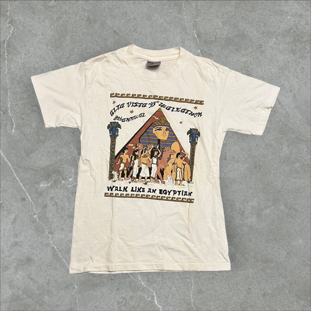 Vintage × basketcase gallery Vintage Single Stitch Azza Vista 1995 Walkathon Size US S / EU 44-46 / 1 - 1 Thumbnail