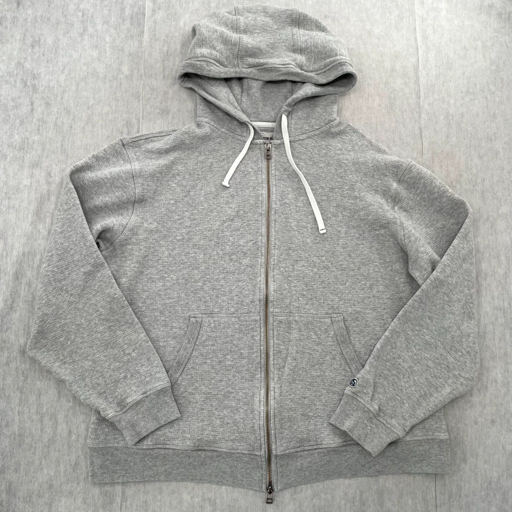 Taylor Stitch Taylor Stitch Sweater Adult 44 Gray The Apres Hoodie Full Zip Pockets Cotton Men Size US XXL / EU 58 / 5 - 2 Thumbnail