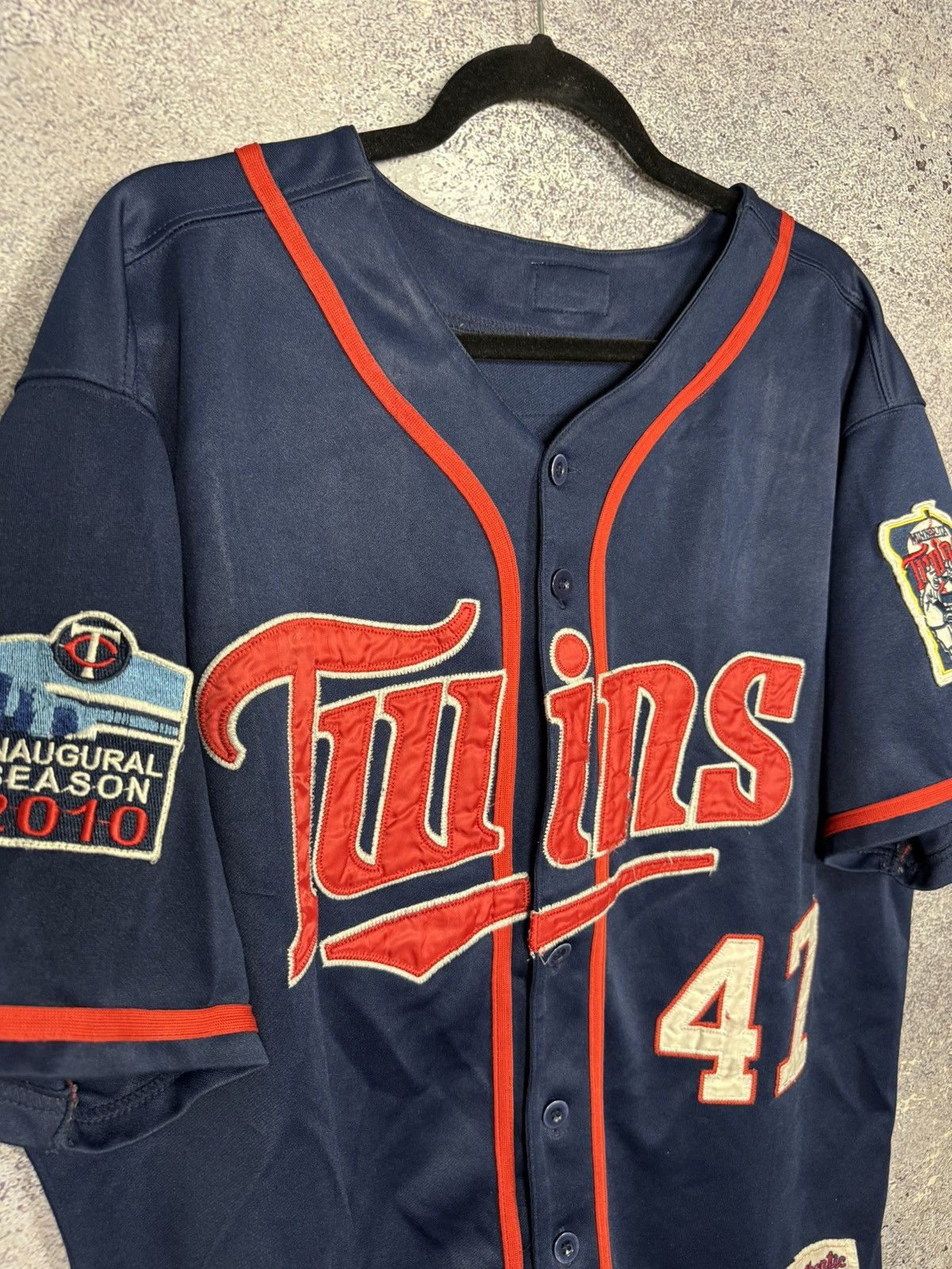 Majestic MLB Minnesota Twins 2010 LIRIANO #47 Majestic Jersey Size US L / EU 52-54 / 3 - 6 Thumbnail