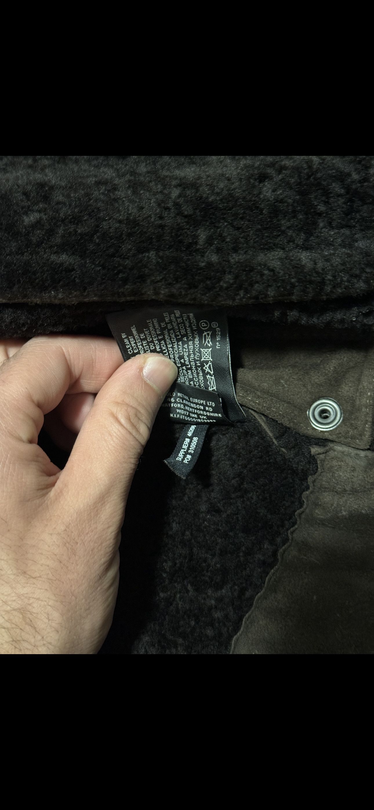 Ralph Lauren Black Label Biker Lamb suede and Shearling Leather Jacket Size US S / EU 44-46 / 1 - 13 Thumbnail