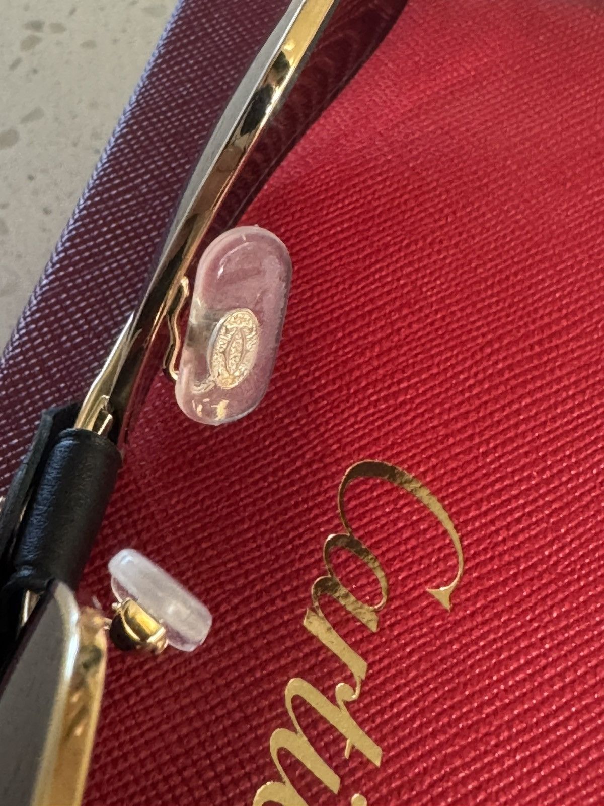Cartier CARTIER CALFSKIN SQUARE SUNGLASSES Size ONE SIZE - 3 Thumbnail