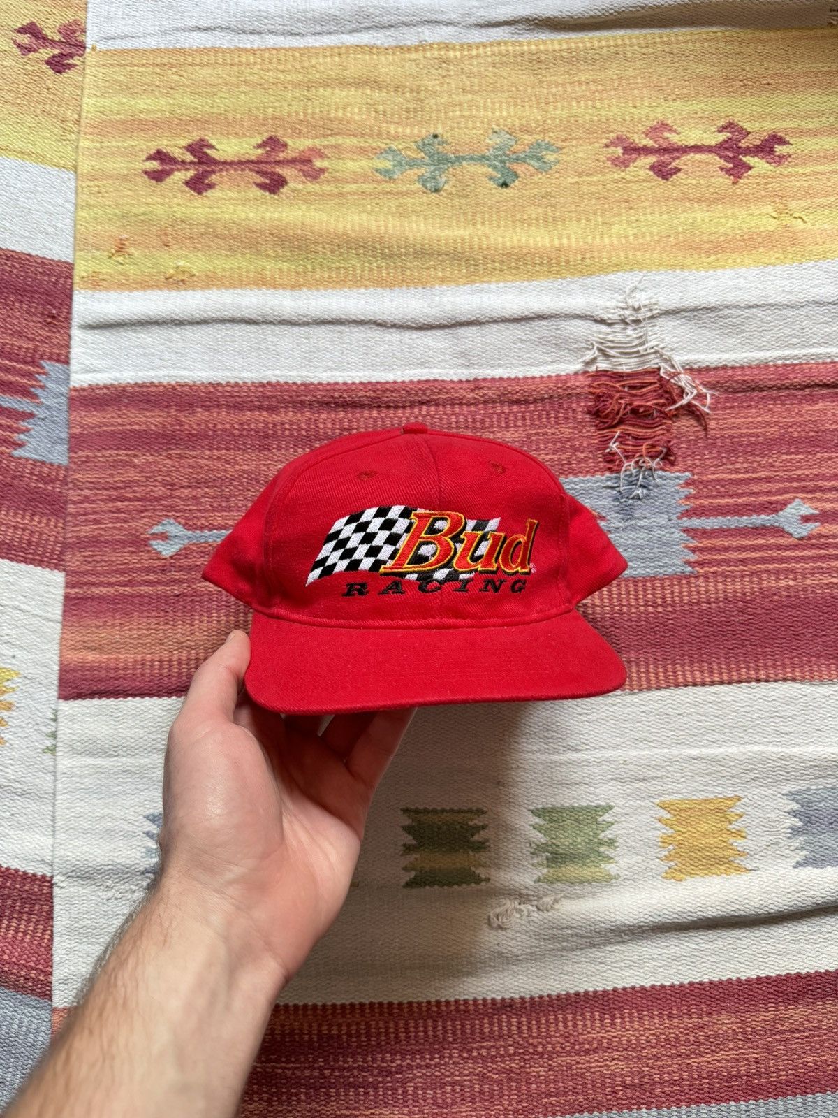 Vintage Vintage 90’s Bud Racing Formula 1 Hat Size ONE SIZE - 2 Thumbnail