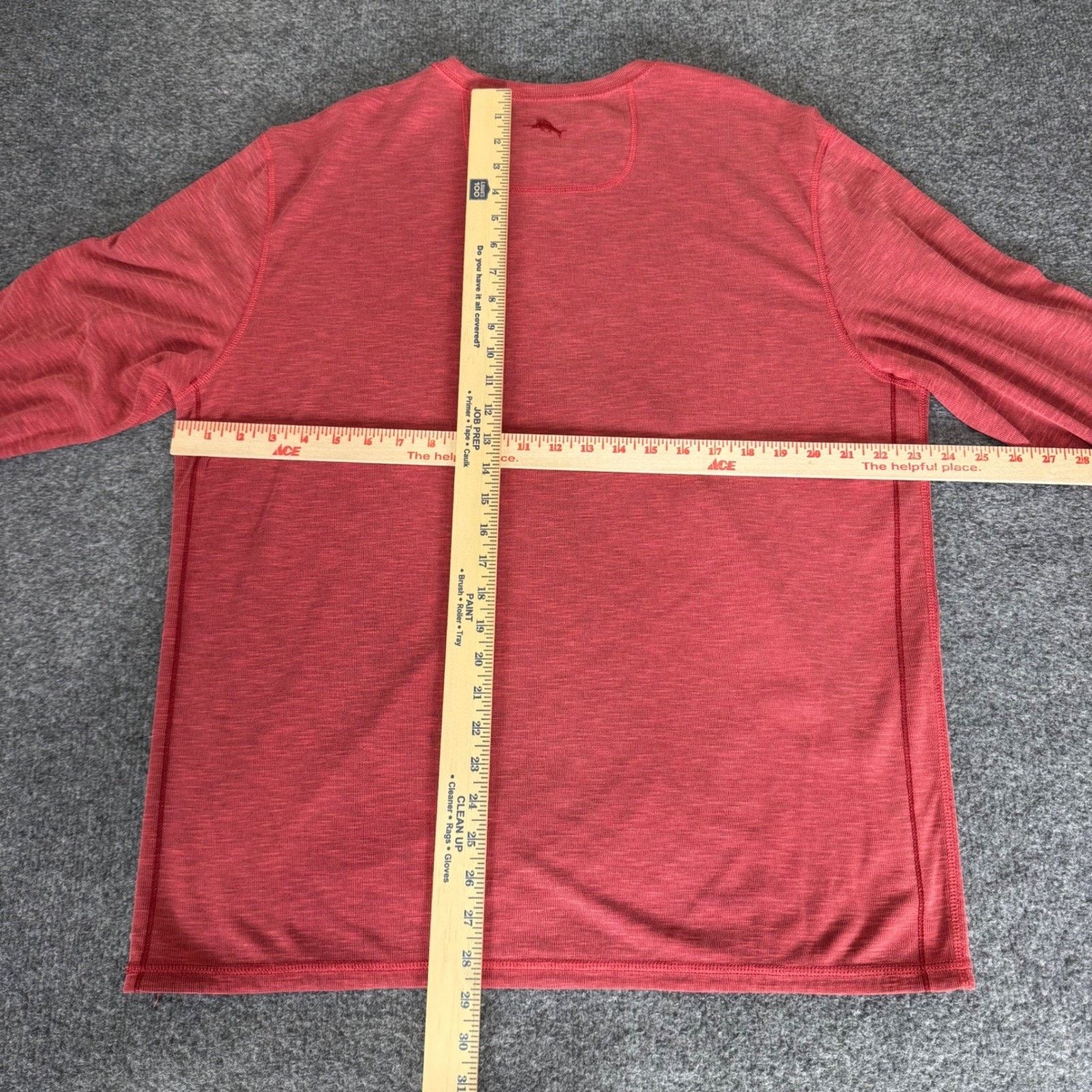 Tommy Bahama Tommy Bahama Mens XL Red Modal LS Crew Neck Shirt Size US XL / EU 56 / 4 - 5 Thumbnail