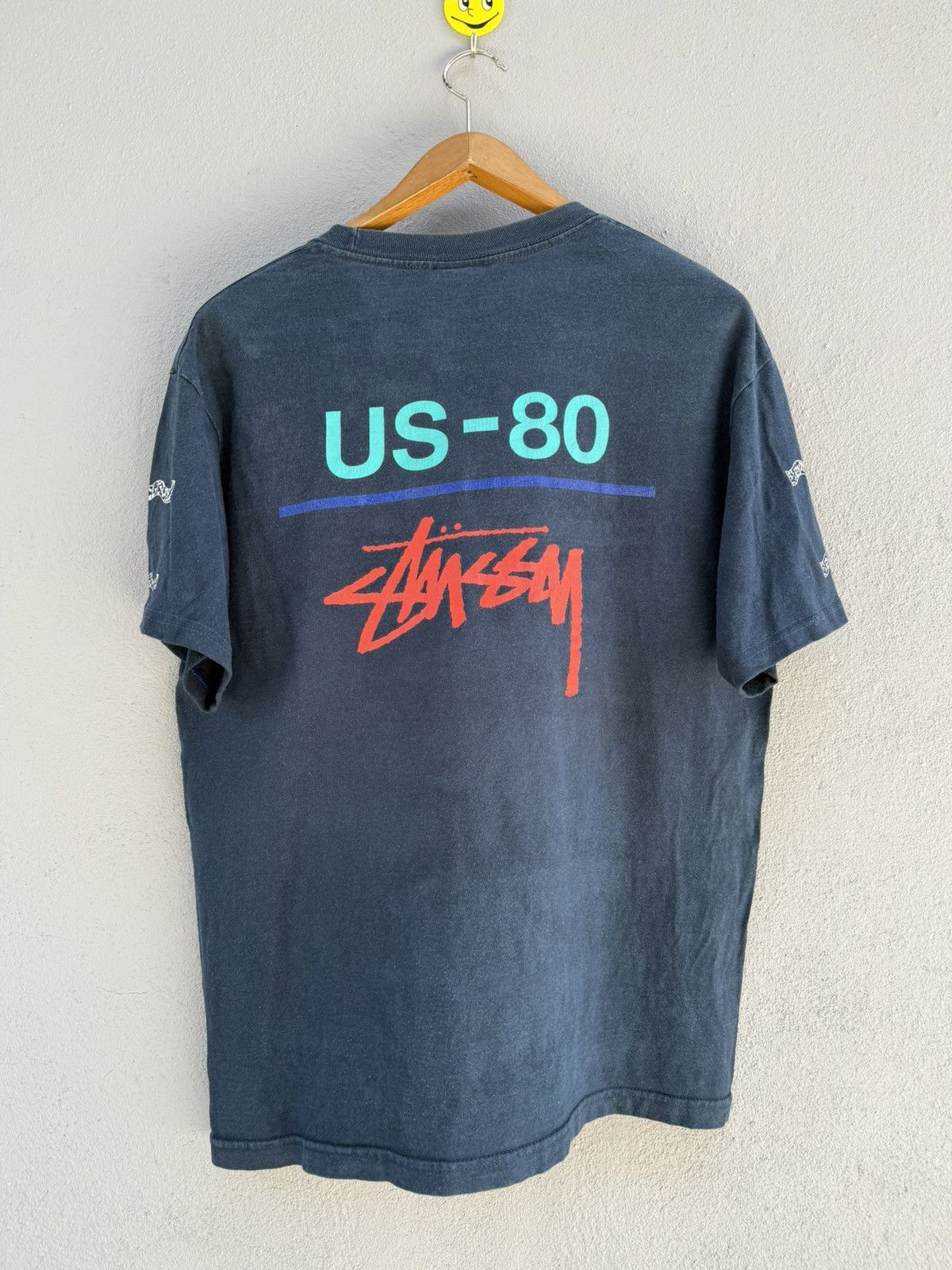 Stussy Vintage Stussy Us 80 Worldwide Streetwear Skate Faded Tee Size US L / EU 52-54 / 3 - 2 Thumbnail