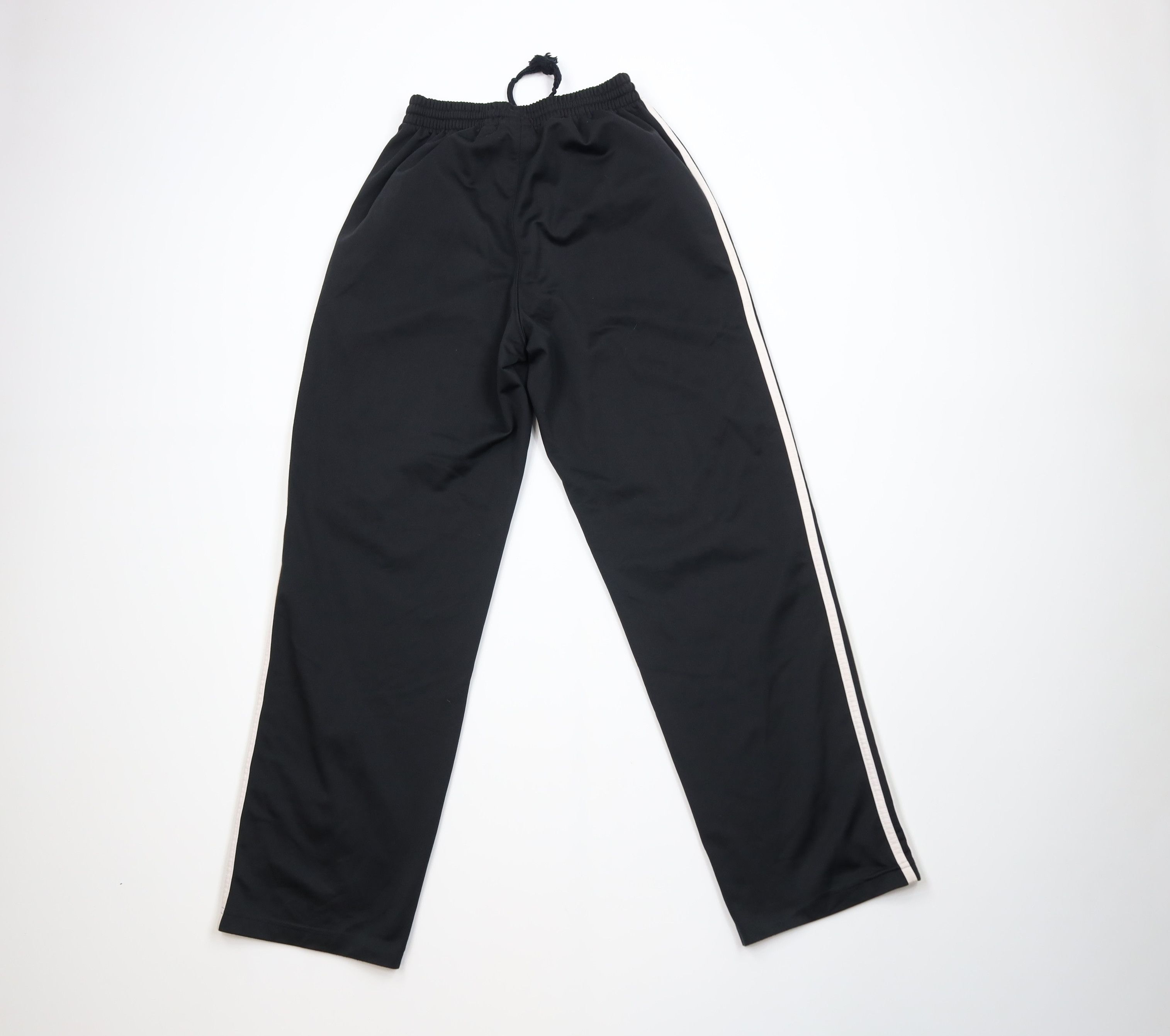 Adidas Vintage Y2K Adidas Striped Wide Leg Sweatpants Pants Black Size US 32 / EU 48 - 11 Thumbnail
