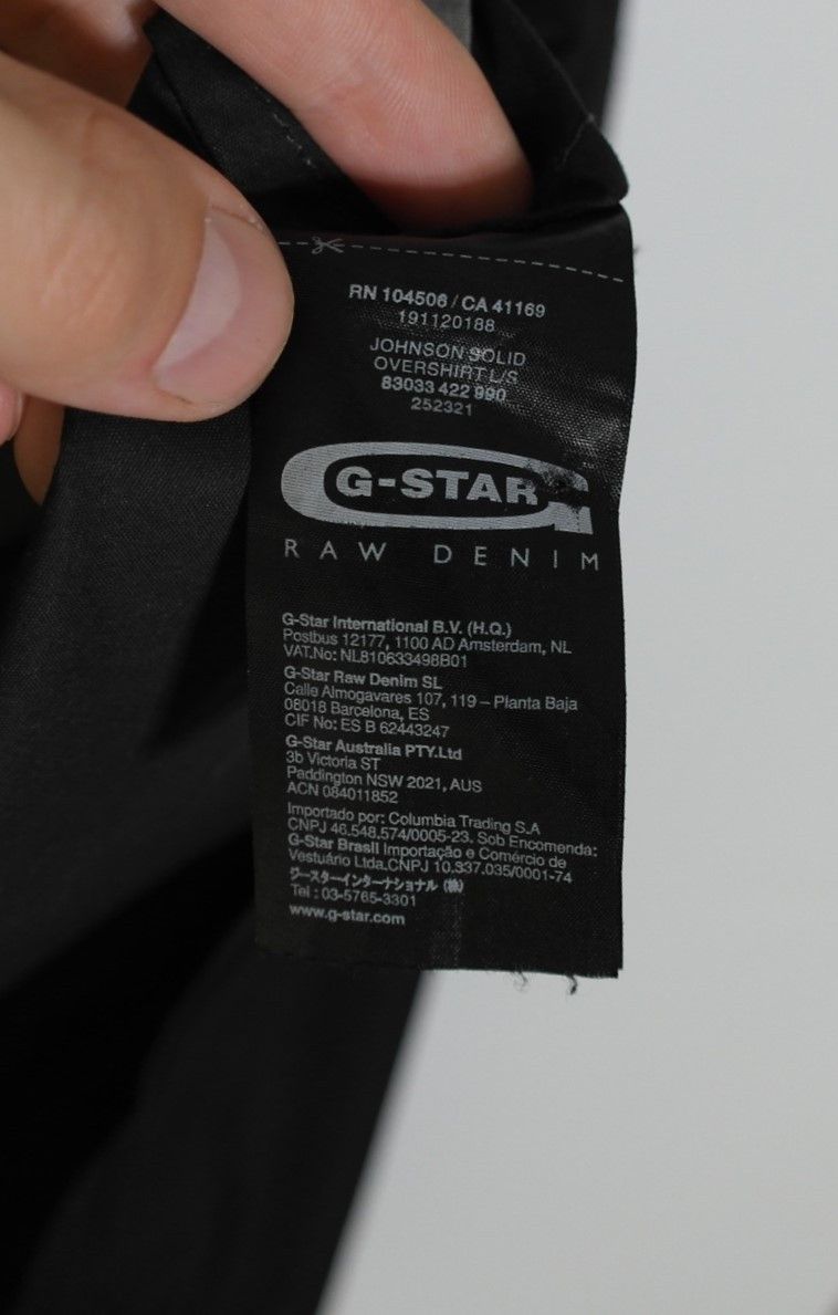 G-Star G-Star Raw Mens Johnson Solid Overshirt L/S Jacket Size M Size US M / EU 48-50 / 2 - 10 Thumbnail