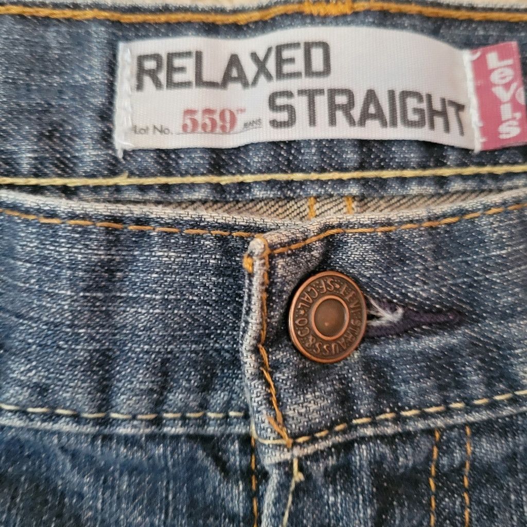 Levi's Levi's Relaxed Straight 100% Cotton Jeans Size 38/34 Men's Size US 38 / EU 54 - 9 Thumbnail