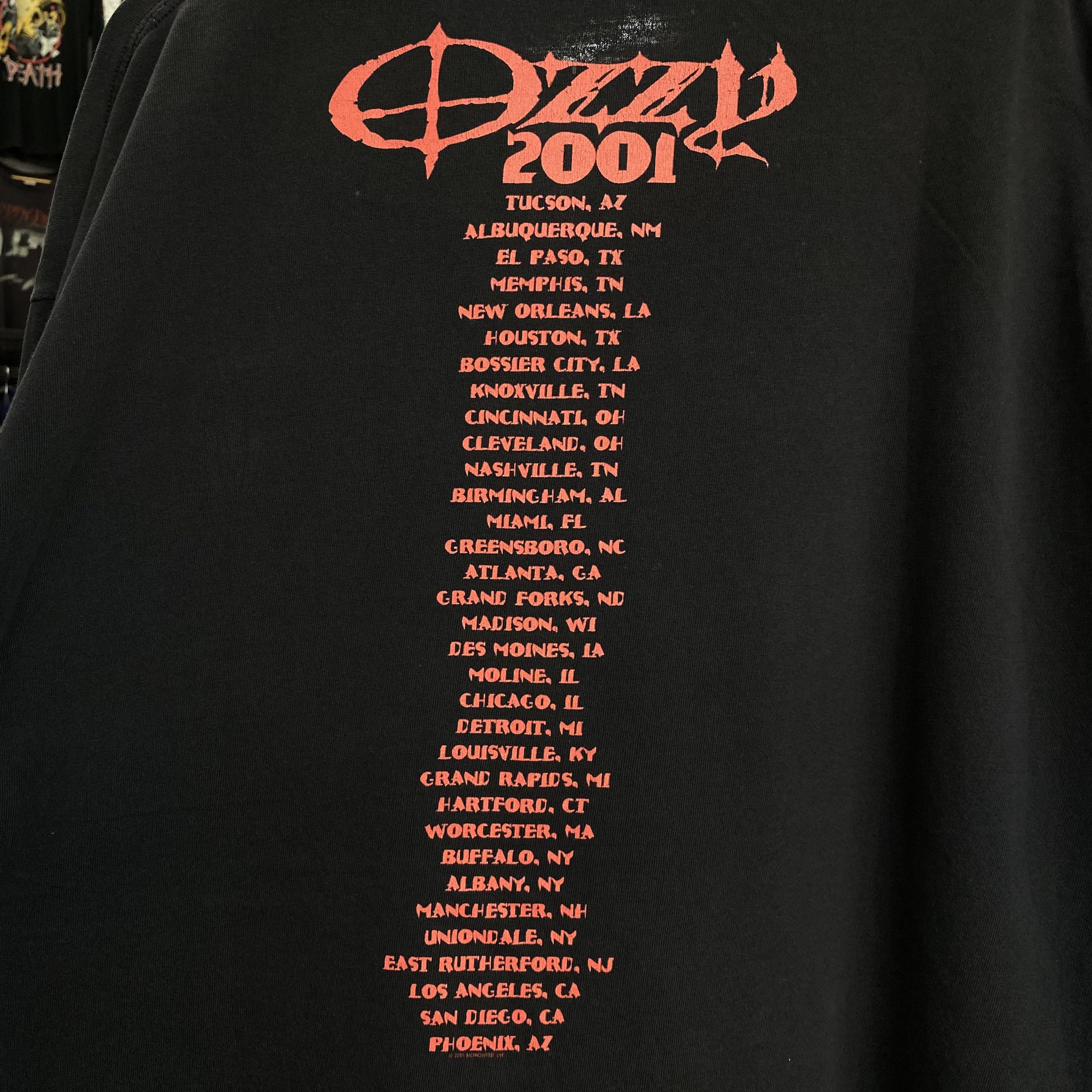 Band Tees OZZY OSBOURNE Vintage 2001 US Tour Shirt Size US XXL / EU 58 / 5 - 5 Thumbnail