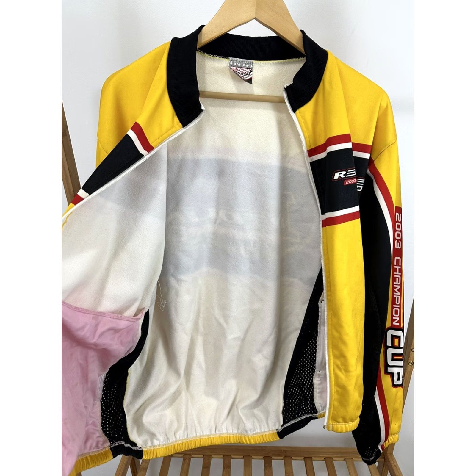 Champion VTG ABA Redline 2003 Champion Cup BMW Full Zip Team Racing Jacket Size S Mens Multicolor BMX Racing Issued Size US S / EU 44-46 / 1 - 5 Thumbnail