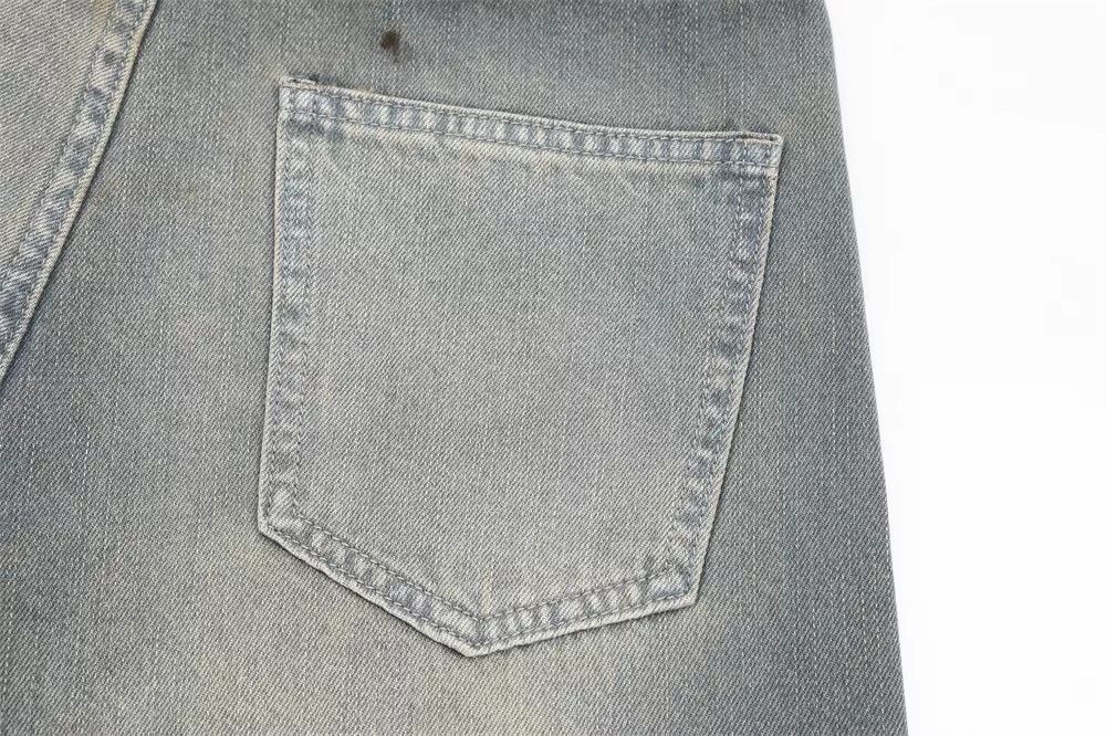 Japanese Brand × Vintage Wide-leg loose casual distressed washed denim shorts Size US 32 / EU 48 - 5 Thumbnail