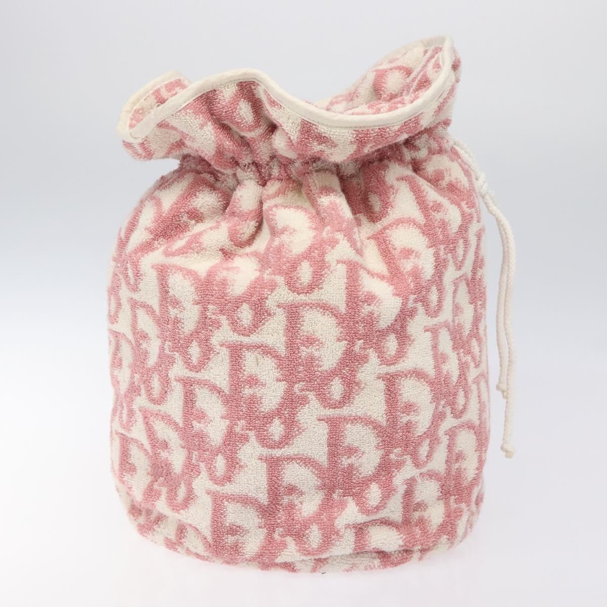 Dior DIOR Pile Trotter Hand Bag Pink White Size ONE SIZE - 6 Thumbnail