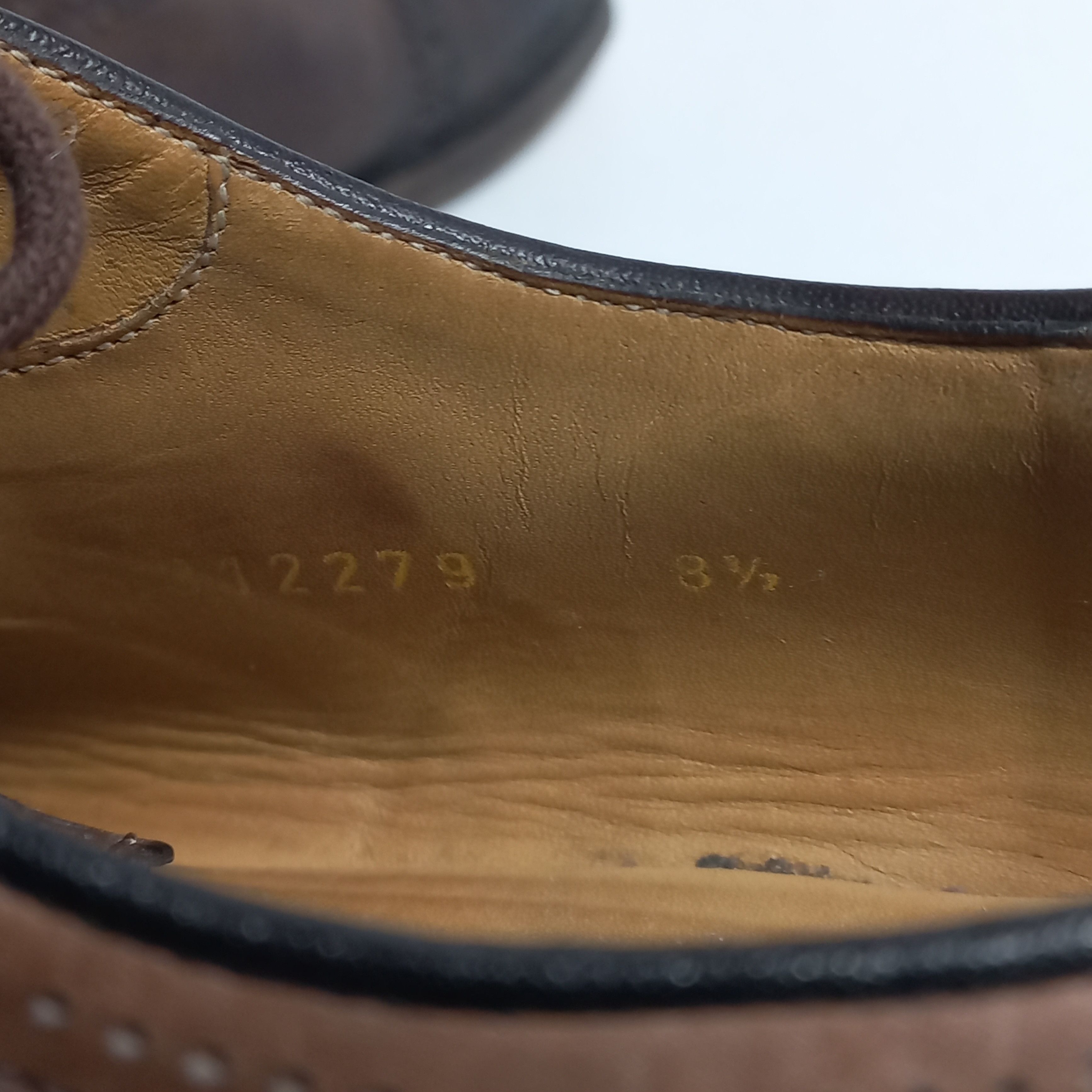 Gucci GUCCI Betis Glamour Oxford Brown Leather Shoes Size US 8.5 / EU 41-42 - 9 Thumbnail