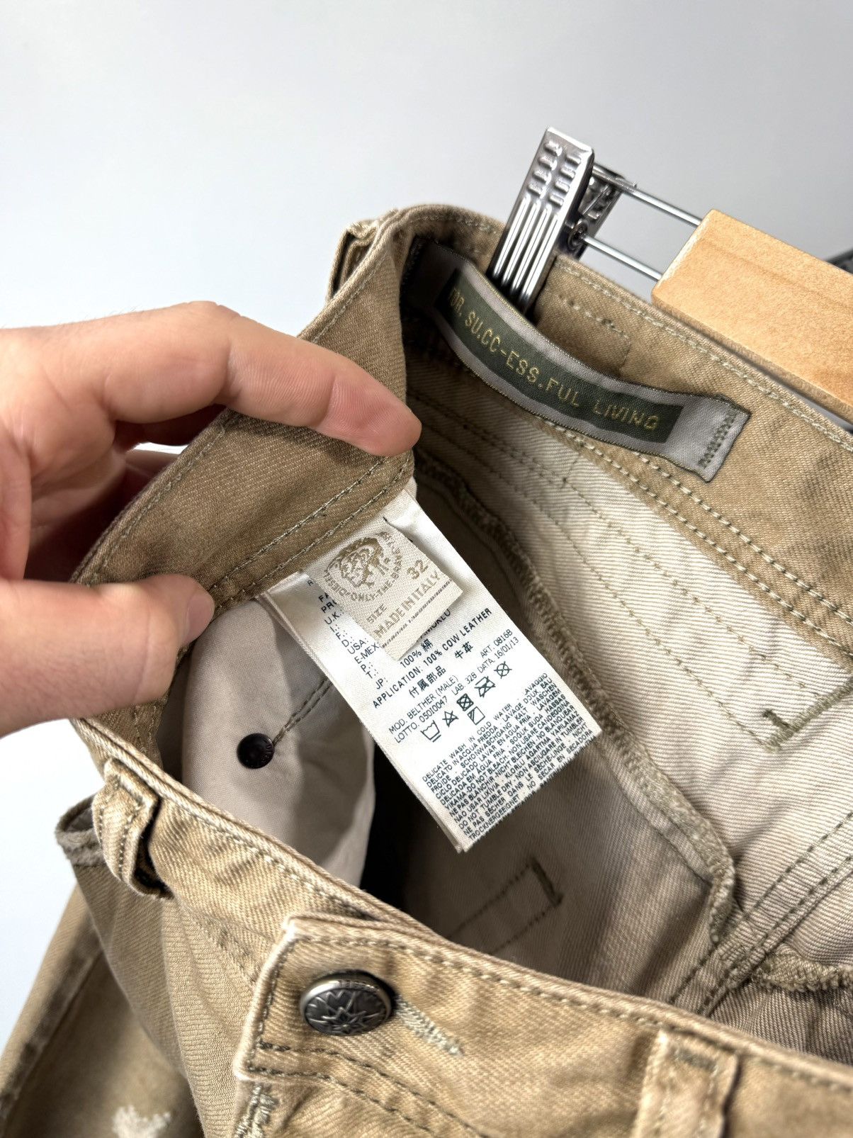 Diesel Diesel Belter Denim Pants Archive Distressed Y2K Size US 32 / EU 48 - 14 Thumbnail