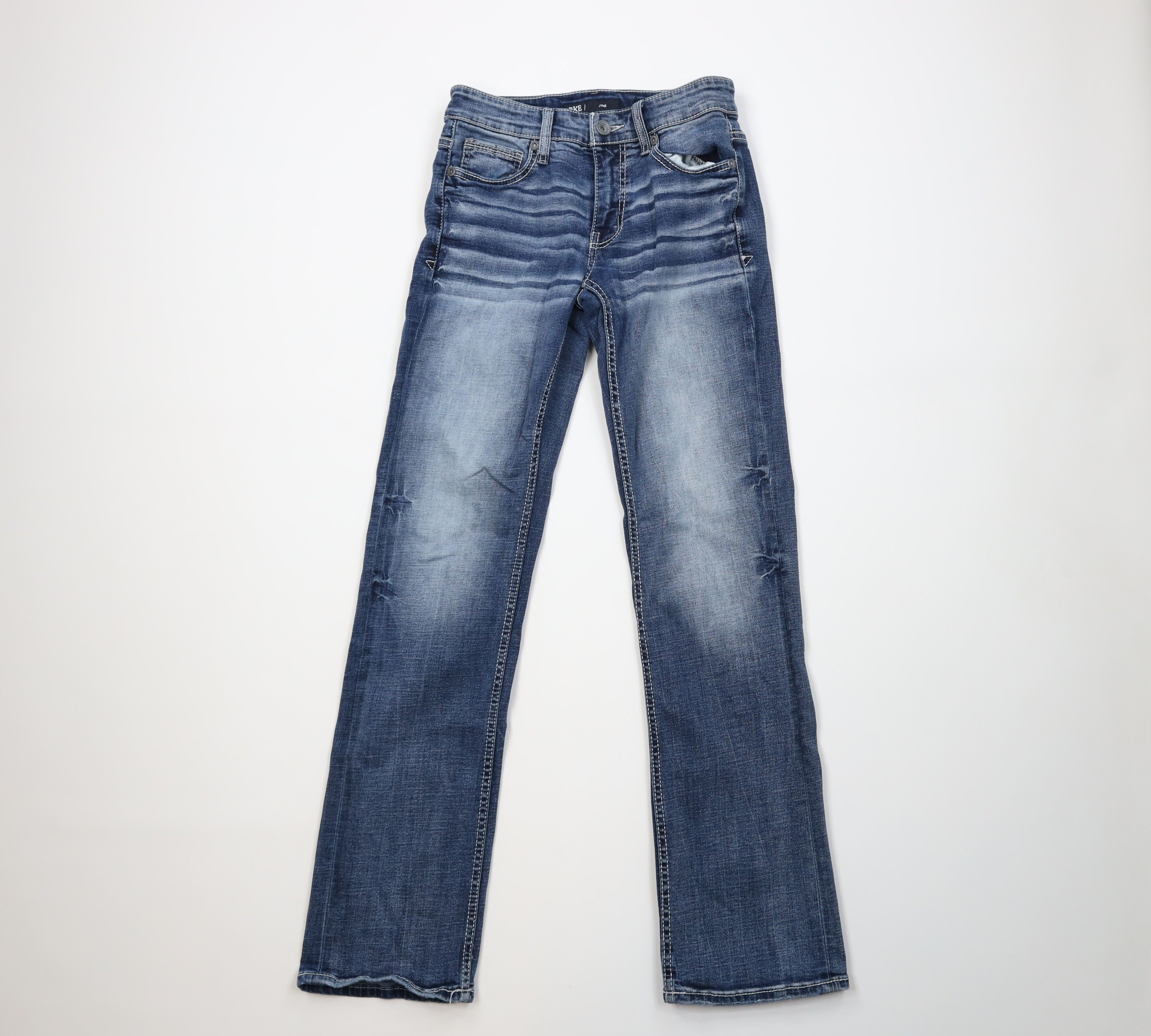 Vintage Buckle BKE Stitch Stretch Jake Bootcut Denim Jeans Blue Size US 28 / EU 44 - 1 Thumbnail