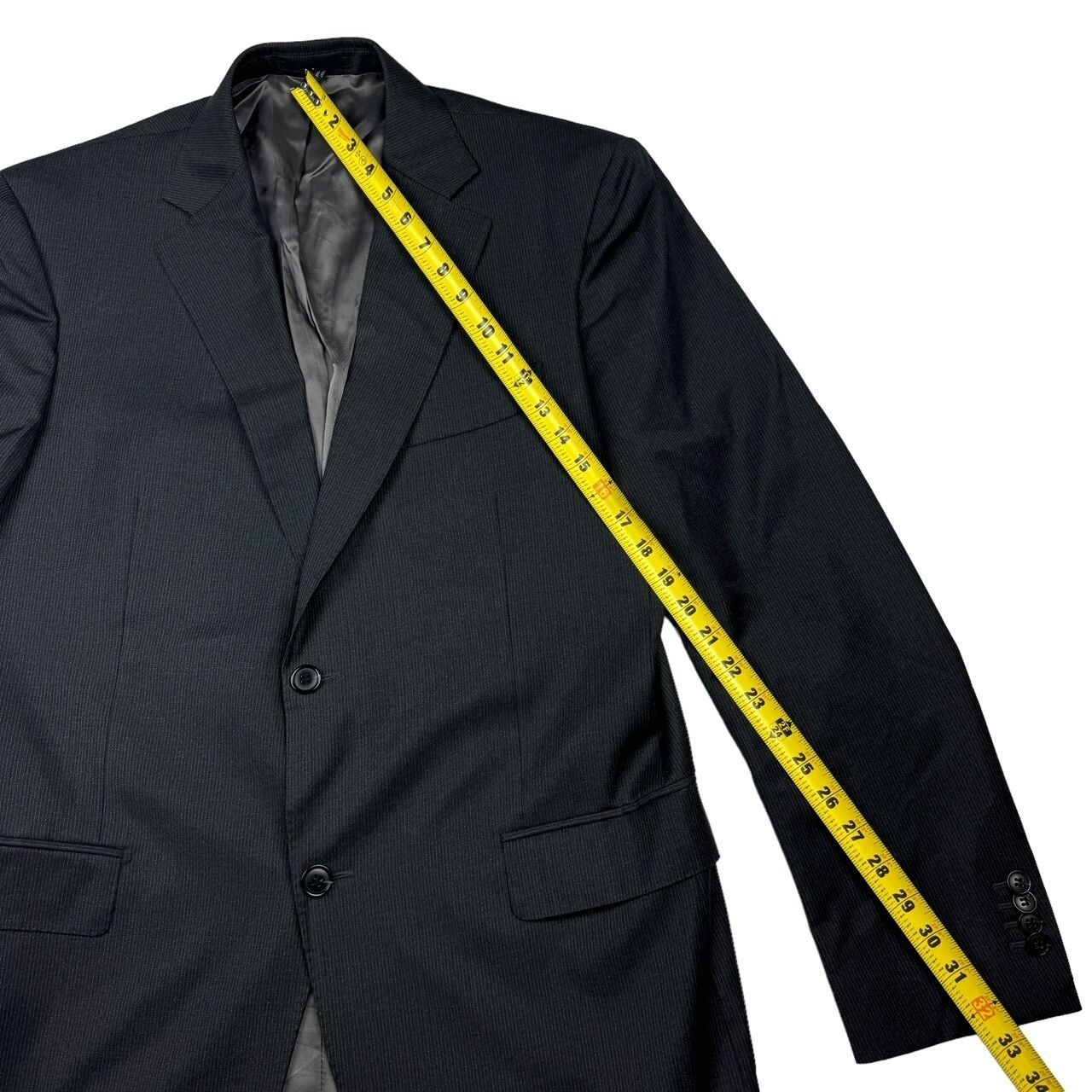 Suitsupply SuitSupply Men's Vitale Barberis Canonico Super 110's Wool B Size 44L - 9 Thumbnail
