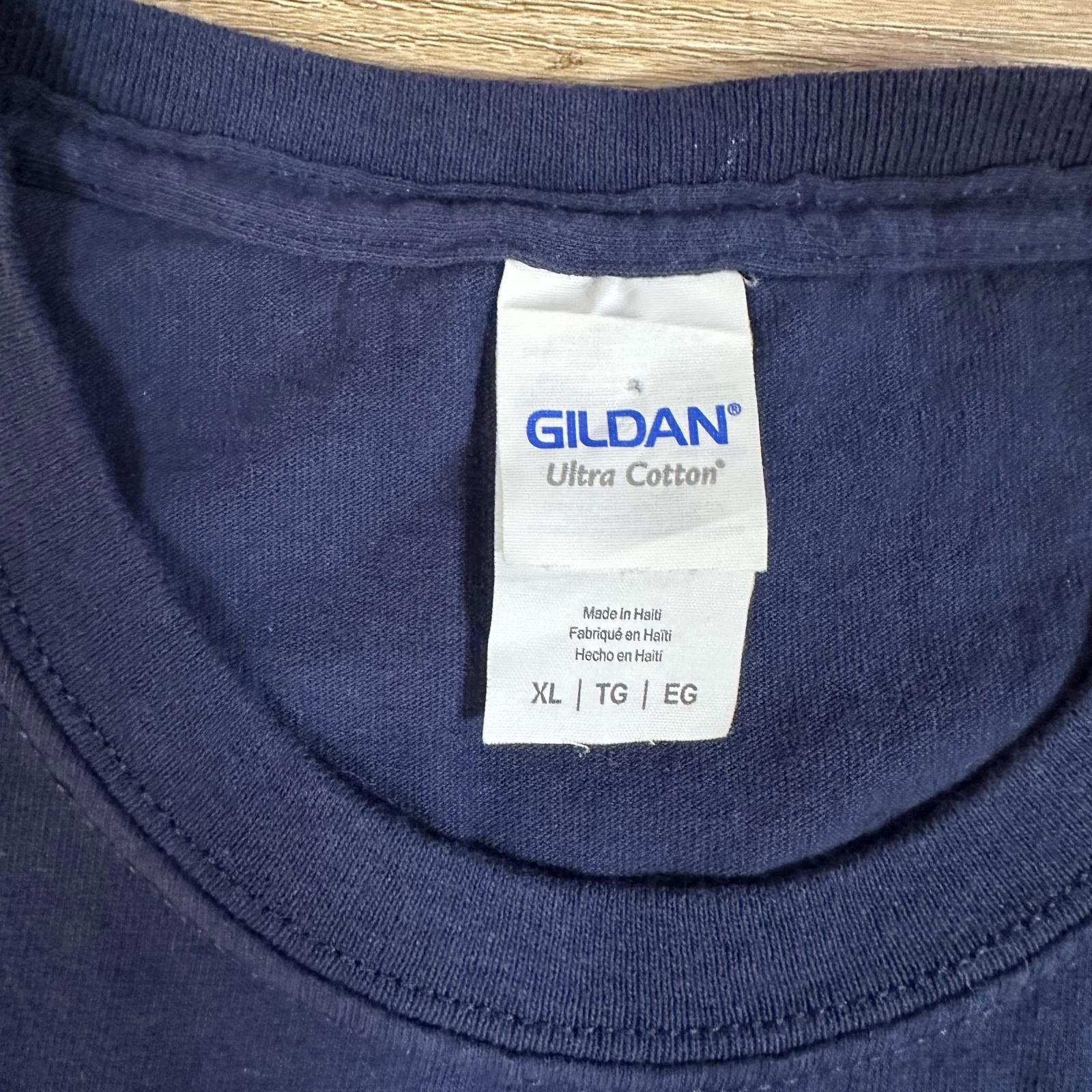 Gildan Gildan Mens T-shirt XL Navy Blue PumpMan NorCal Graphic Size US XL / EU 56 / 4 - 4 Thumbnail
