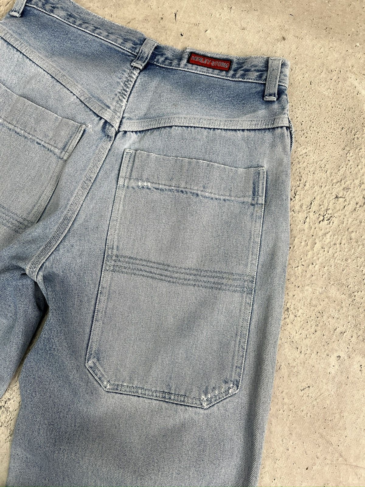 Diesel Wide leg distressed baggy rap jeans y2k Size US 30 / EU 46 - 9 Thumbnail