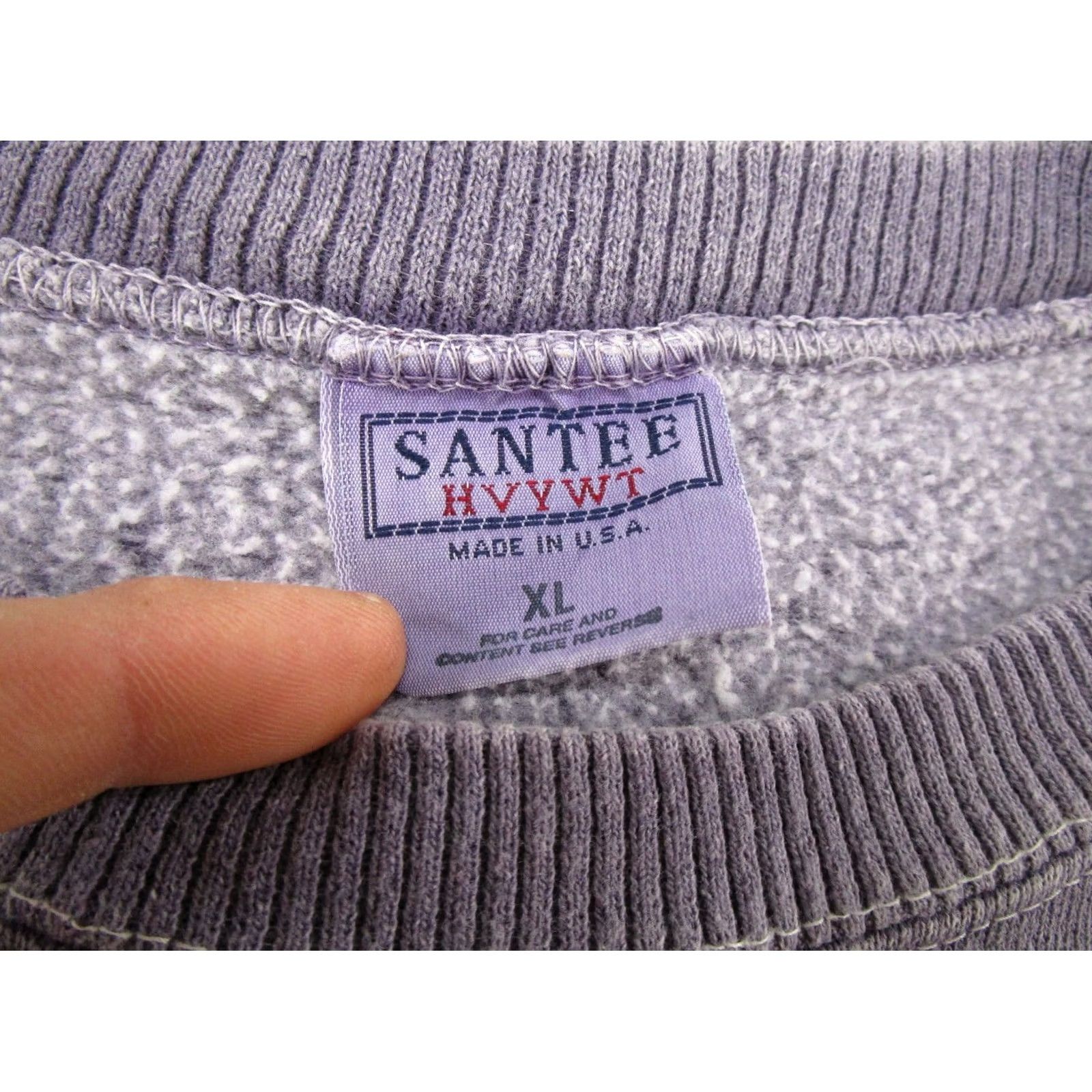 Greats VINTAGE Santee Duck Hunting Embroidered Crewneck Sweatshirt - Purple - XL - Men Size US XL / EU 56 / 4 - 3 Thumbnail