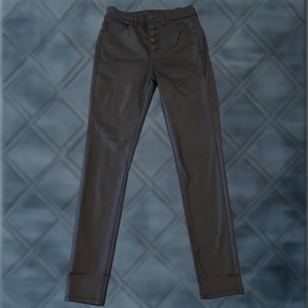Express Express Womens Pants Skinny Ankle Black Size 0 Pockets Stretch Button Fly Vintage? No. Size 25" / US 0 / IT 36 - 1 Thumbnail