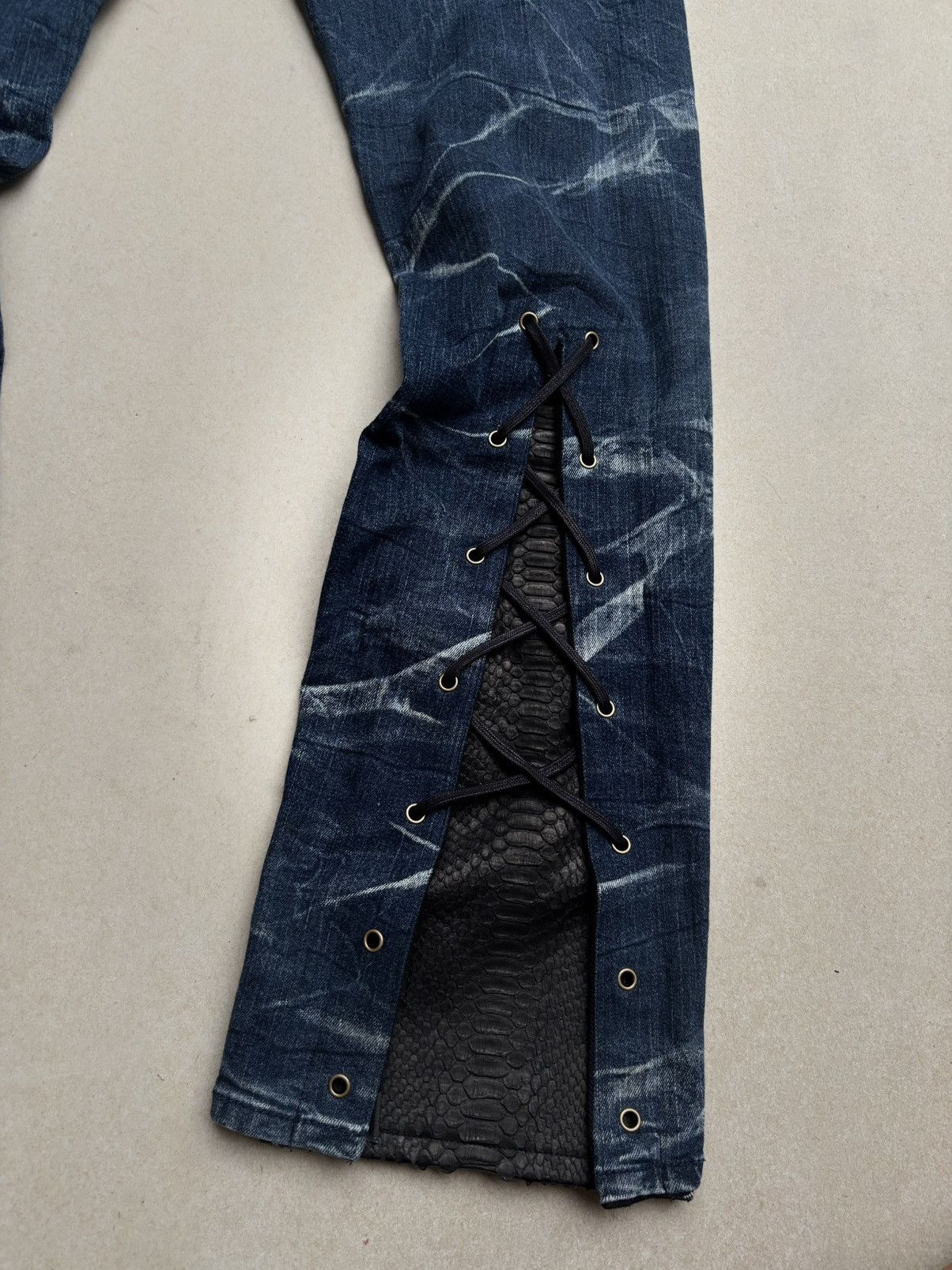 semanticdesign SEMANTIC DESIGN lace-up jeans Size US 31 - 5 Thumbnail
