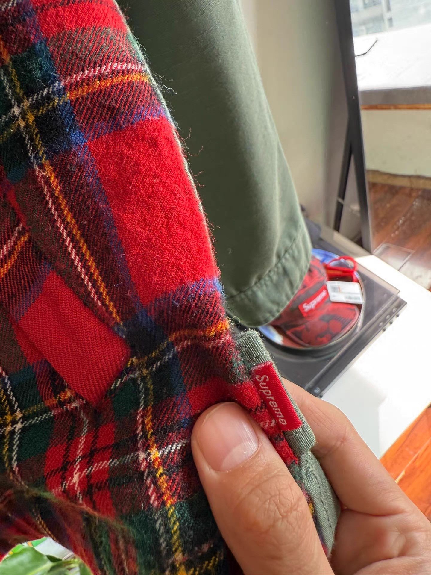 Supreme Supreme × CDG Comme des Garçons Shirt jacket。 Q17 Size US L / EU 52-54 / 3 - 6 Thumbnail