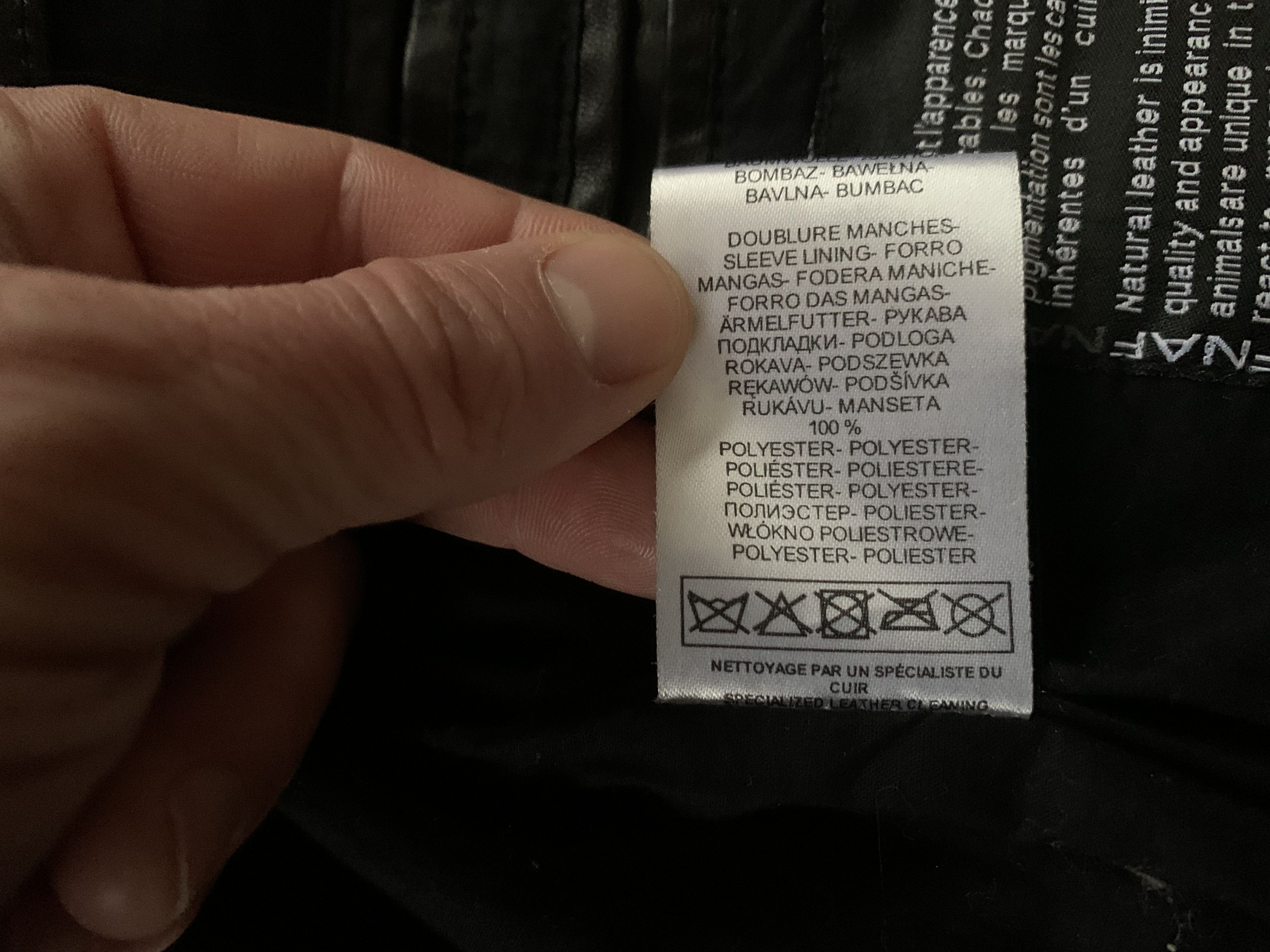Other NAF NAF Women's Black Leather Biker Jacket Size S / US 4 / IT 40 - 9 Thumbnail