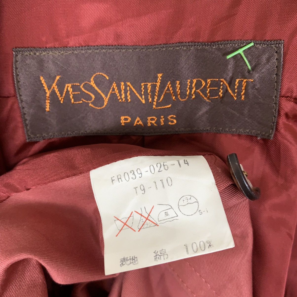 Yves Saint Lauren Trench Coat Yves Sain Lauren Winter Coat