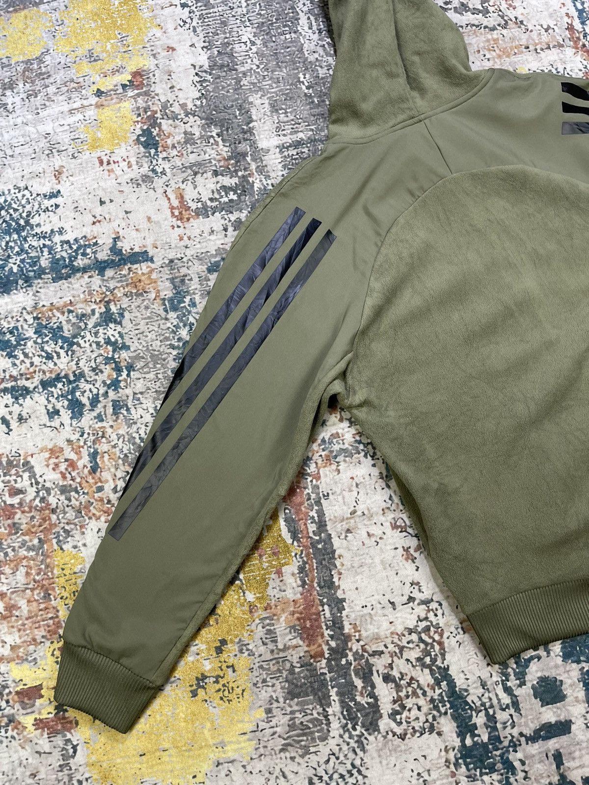 Adidas Adidas Future Icons 3 Stripes Zip Up Fleece Hoodies Size US S / EU 44-46 / 1 - 7 Thumbnail