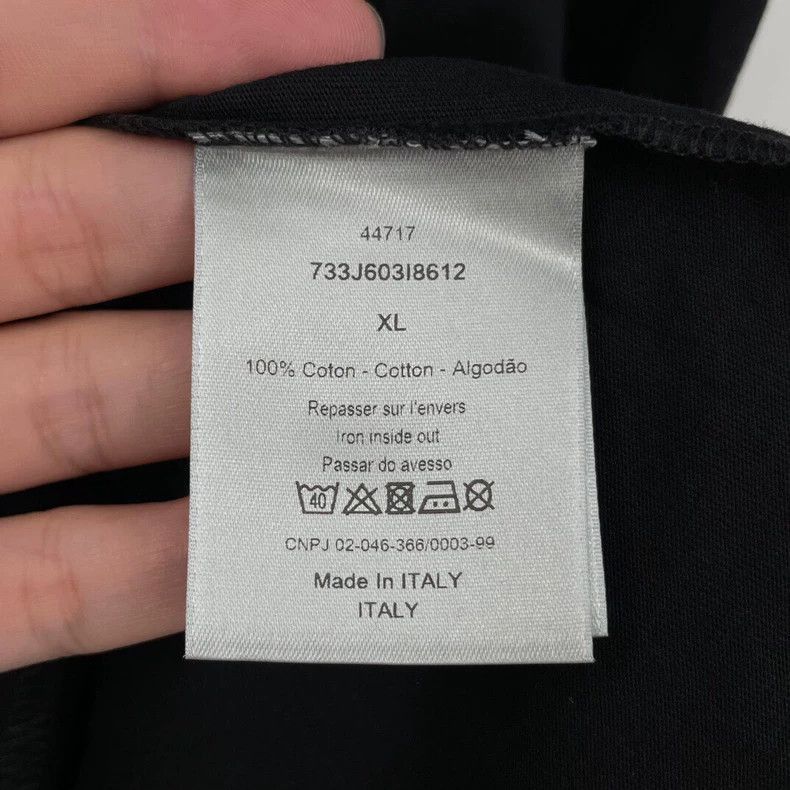 Dior Dior Black Short Sleeve T-2505 Size US XL / EU 56 / 4 - 5 Thumbnail