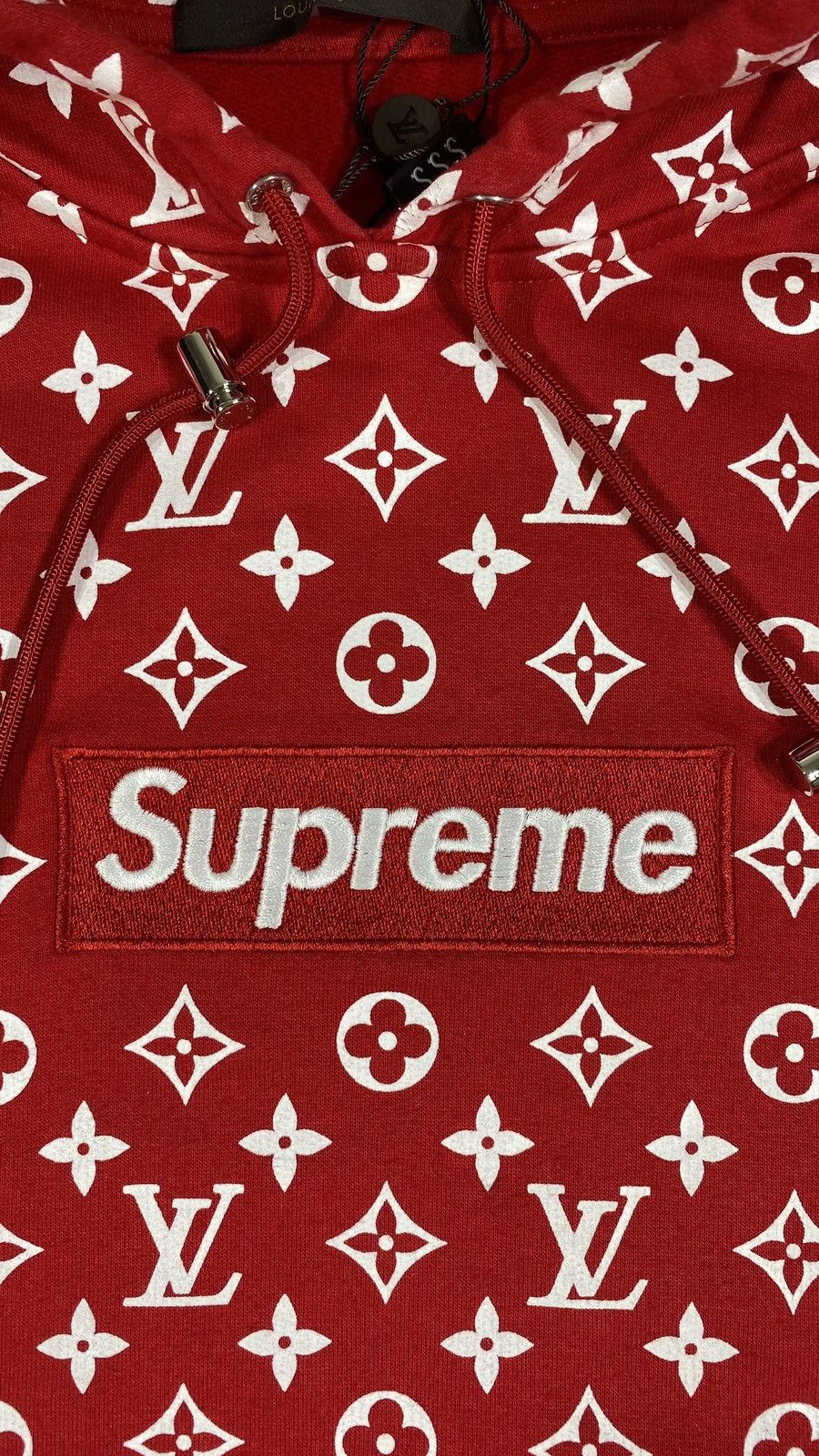 Louis Vuitton × Supreme LOUIS VUITTON X SUPREME M Box Logo Hoodie Sweatshirt Size US M / EU 48-50 / 2 - 4 Thumbnail