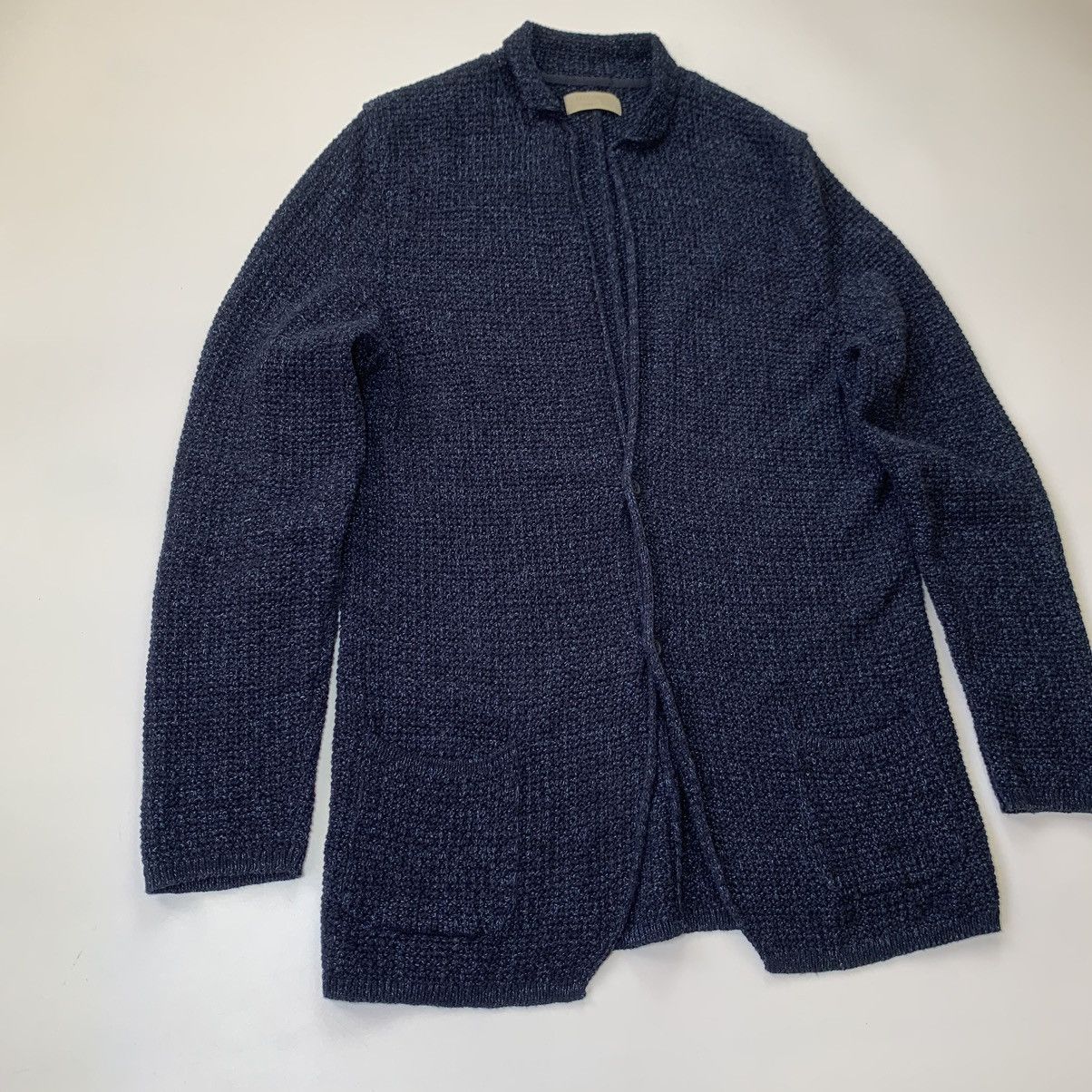 Other Falconeri Sweater Cardigan Blazer in Dark Blue 52 Italy Size 42R - 2 Thumbnail