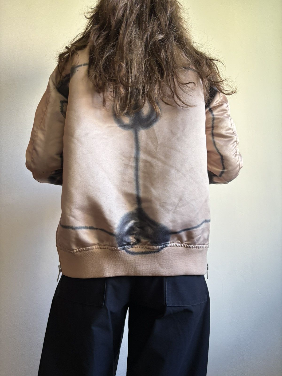 Carin Wester × Designer Carin Wester vintage bomber jacket graffiti y2k Scandinavian Size XS / US 0-2 / IT 36-38 - 5 Thumbnail