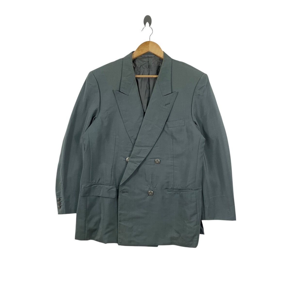 Vintage Vintage NINA RICCI MONSIEUR Collection Double Breasted Coat Size US XXL / EU 58 / 5 - 1 Thumbnail