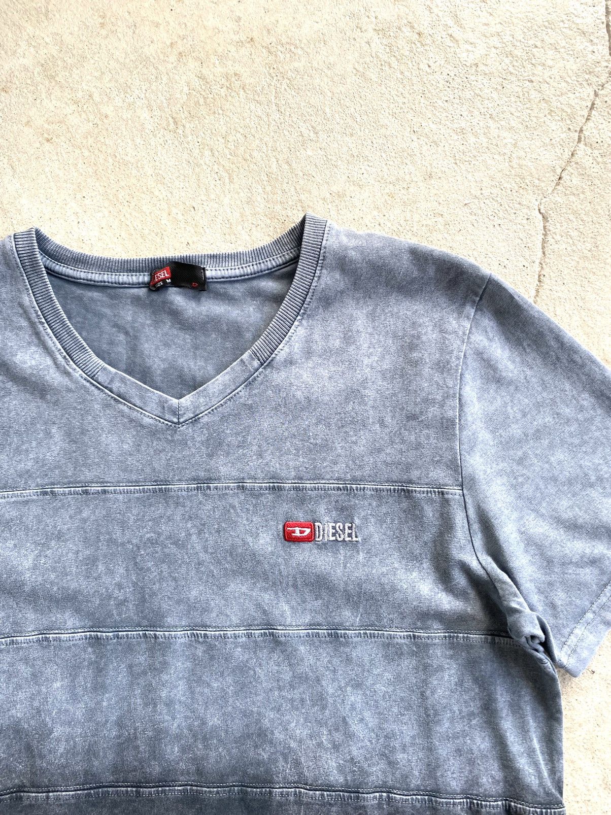 Diesel × Japanese Brand × Vintage Y2K Vintage Diesel Tee Shirt Archive Hype Stonewash Size US M / EU 48-50 / 2 - 4 Thumbnail